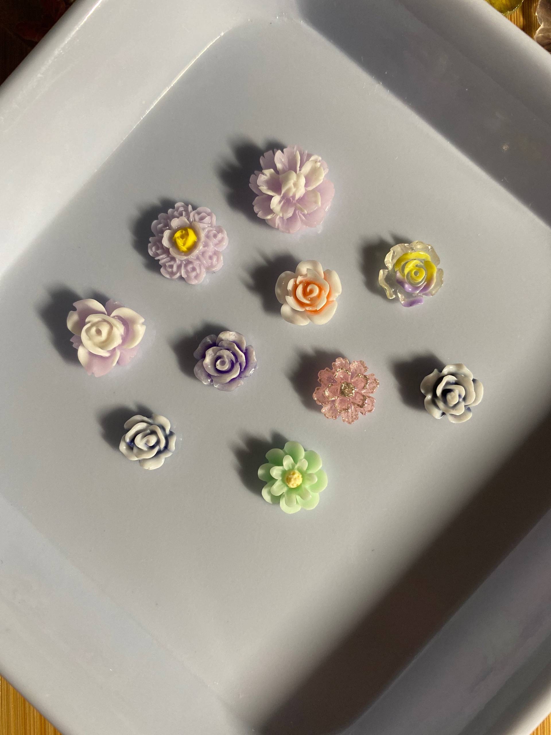 10 Stk 3D Nagel Dekorationen, Mix Fraben Blumen Diy Basteln , Nagel Charms N3182 10 Stk 3D Nagel Dekorationen, Mix Fraben Blumen Diy Basteln , Nagel Charms N3182 von Etsy - Thebestbox66