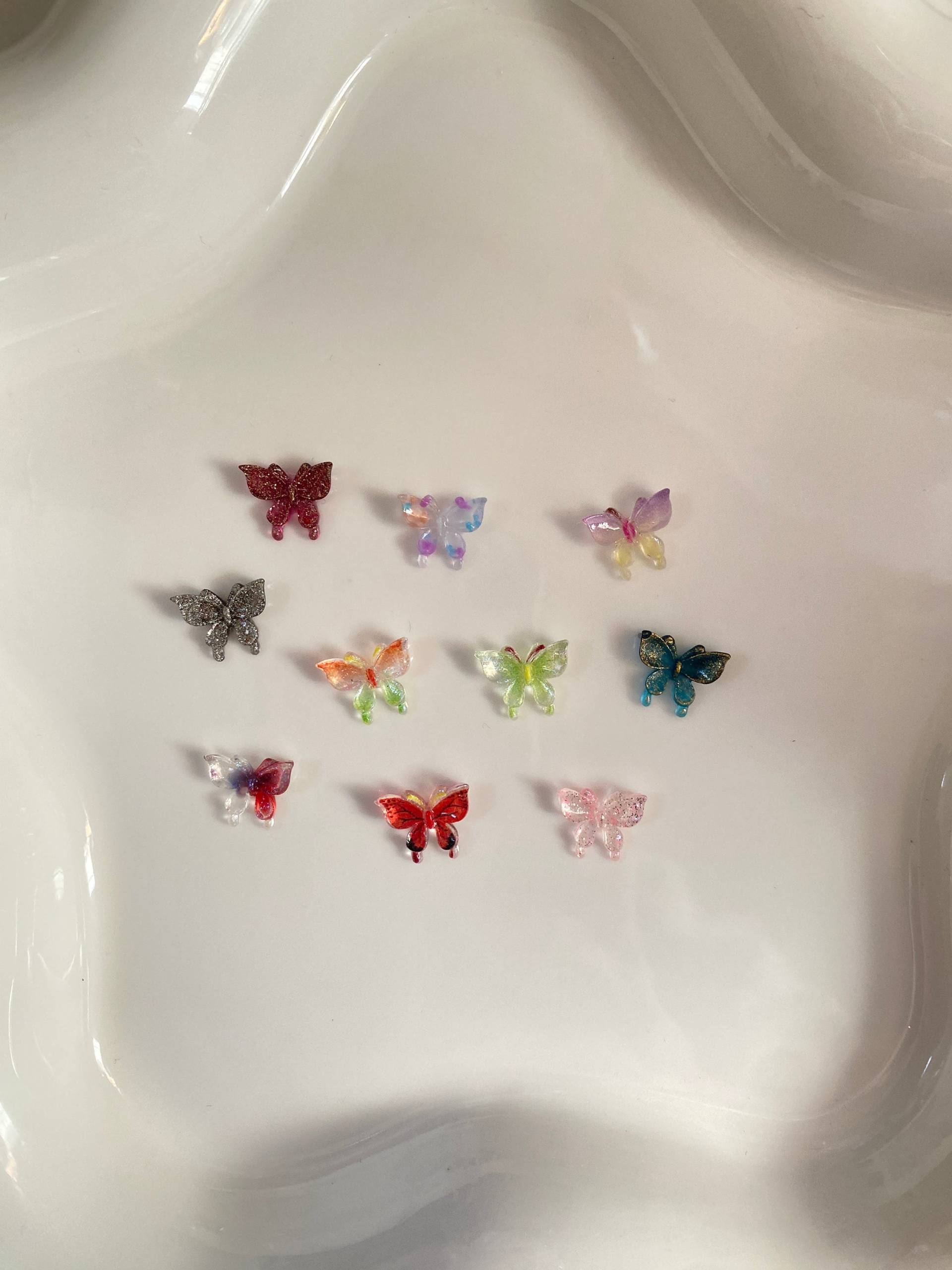 10 Stk Elf Schmetterling Mix 3D Nagel Dekorationen, Mix Model, Diy Basteln N3163 Charms Nail Art Rosa 10 Stk Elf Schmetterling Mix 3D Nagel Dekorationen, Mix Model, Diy Basteln N3163 Charms Nail Art Rosa von Etsy - Thebestbox66