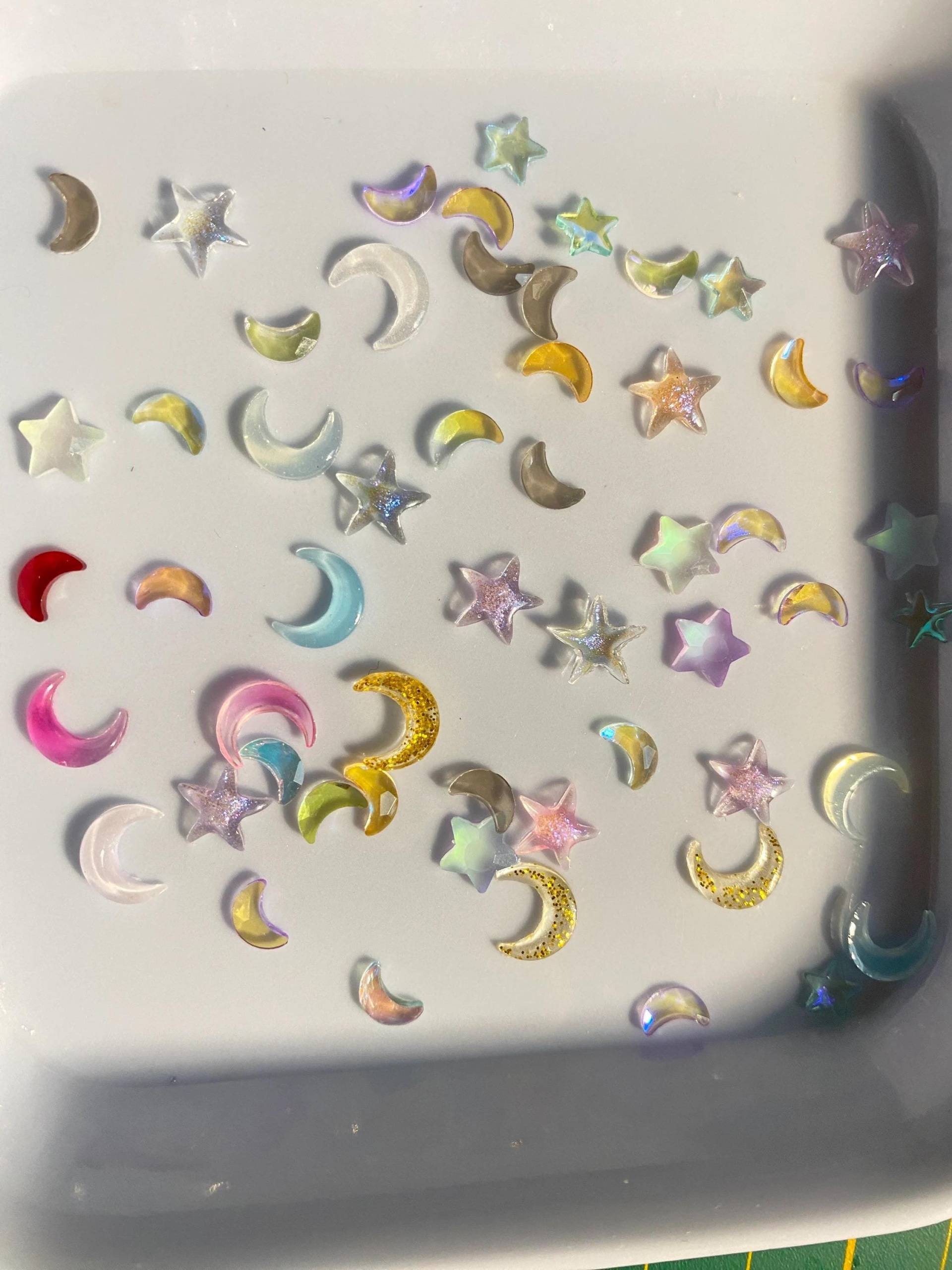 30/50/100/200/500 Stk 3D Nagel Dekorationen, Mond Und Stern Diy Basteln Mini Charms 30/50/100/200/500 Stk 3D Nagel Dekorationen, Mond Und Stern Diy Basteln Mini Charms von Etsy - Thebestbox66
