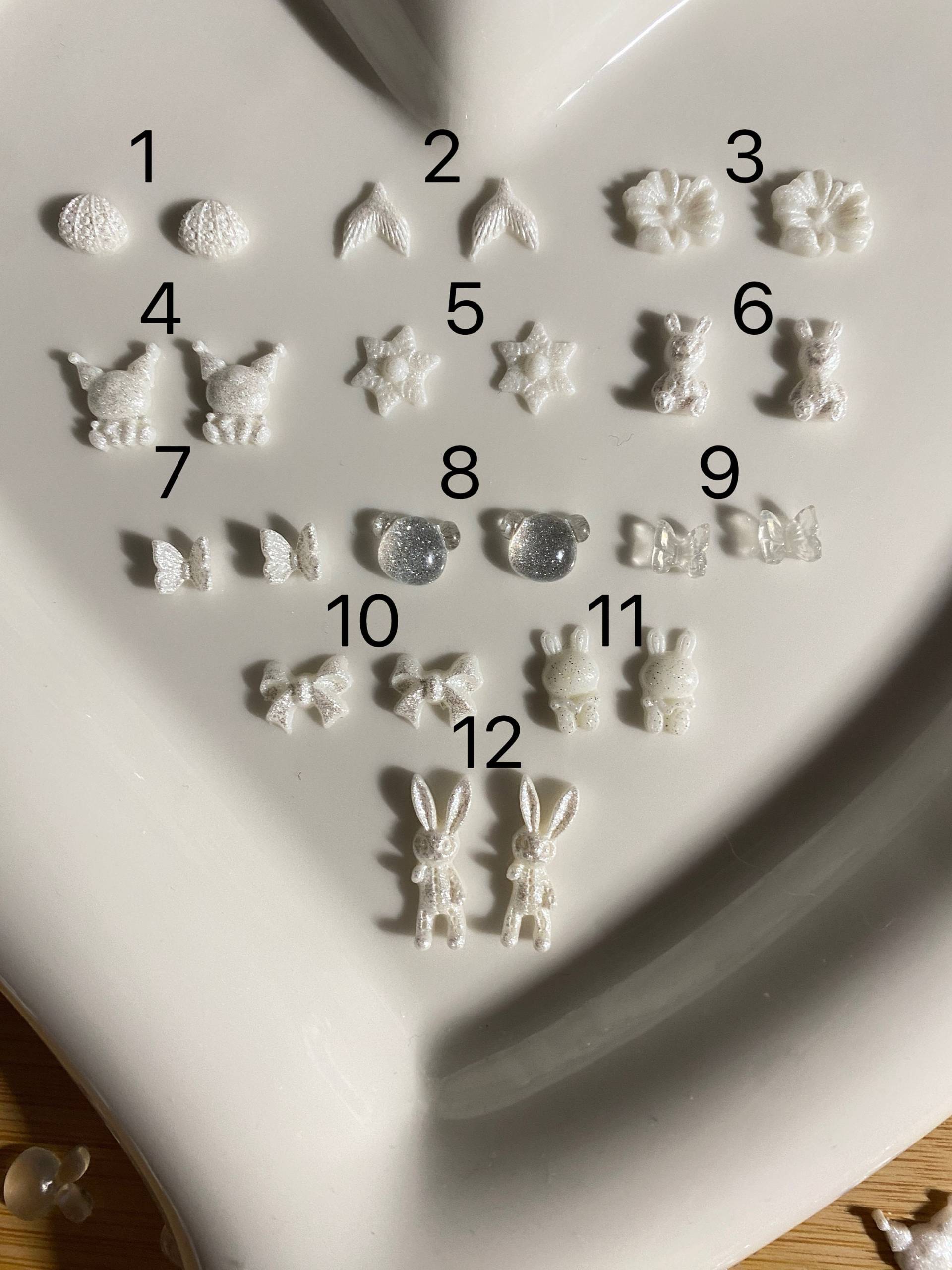 2/10/20/50 Stk Model Mix 3D Nagel Dekoration Diy Basteln Charms N3155 Weiß Serie-2 2/10/20/50 Stk Model Mix 3D Nagel Dekoration Diy Basteln Charms N3155 Weiß Serie-2 von Etsy - Thebestbox66