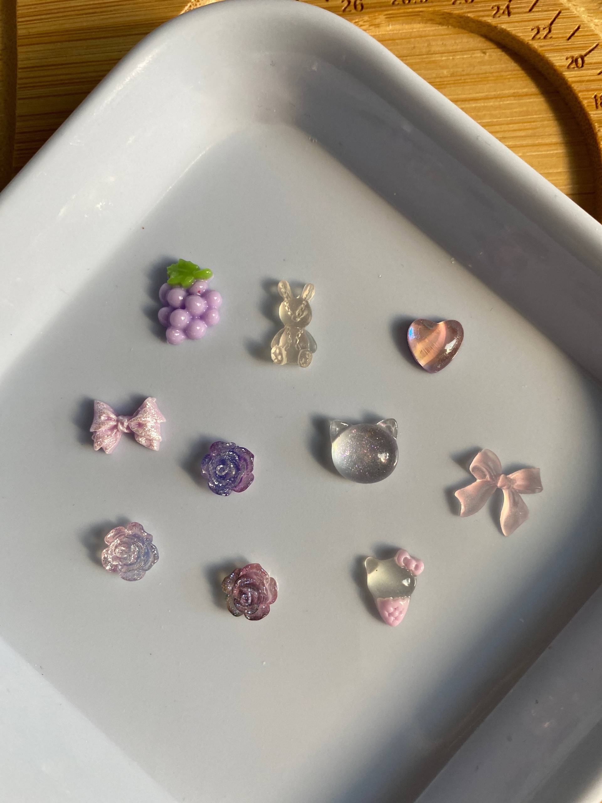 2/10 Stk 3D Nagel Dekorationen, Mix Model , Diy Basteln , Nagel Charms, Weiß Serie N3174 Lila Serie-1 2/10 Stk 3D Nagel Dekorationen, Mix Model , Diy Basteln , Nagel Charms, Weiß Serie N3174 Lila Serie-1 von Etsy - Thebestbox66
