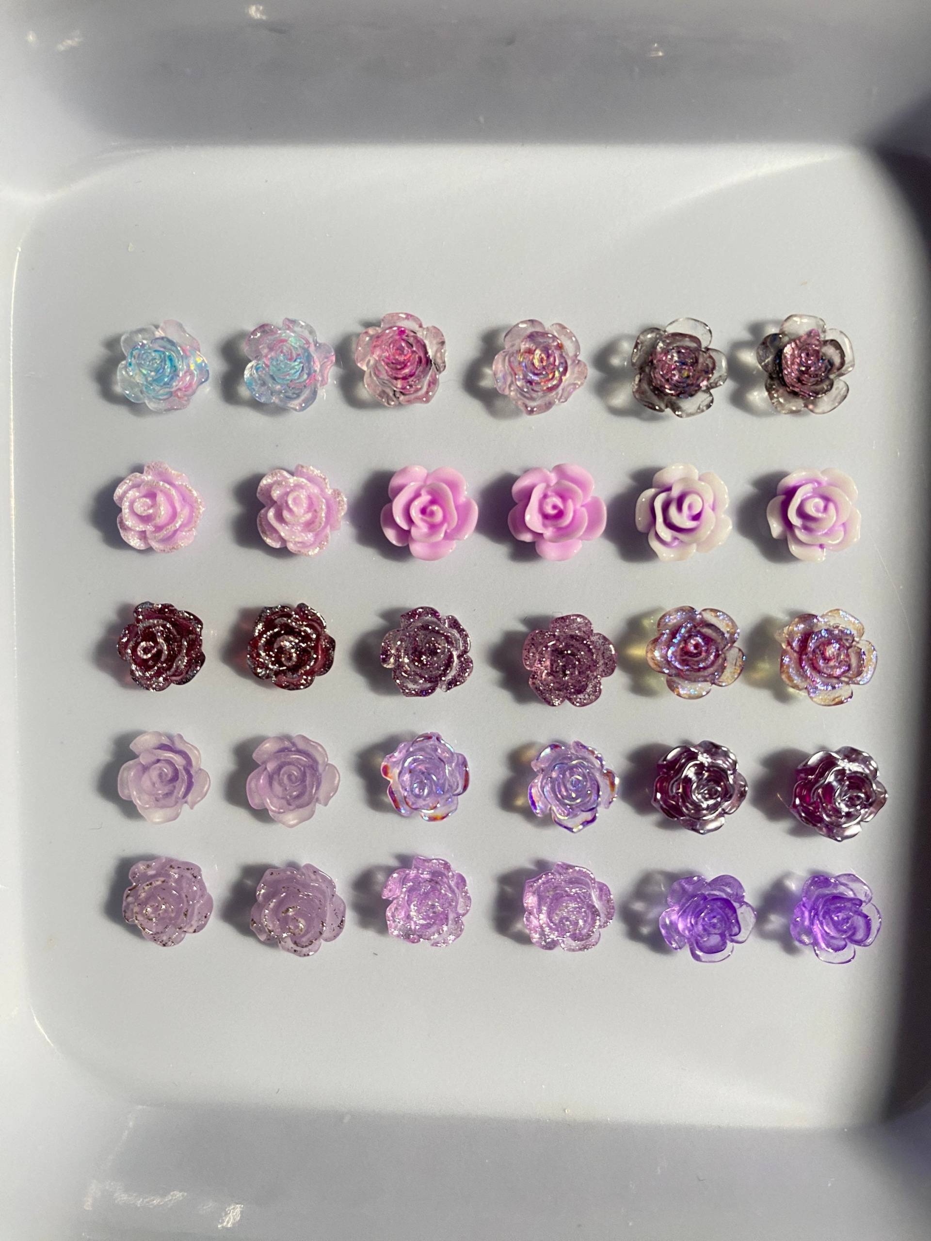 30/50 Stk 3D Nagel Dekorationen, Blumen Rosen Diy Basteln , Nagel Charms, Lila Serie N3104 30/50 Stk 3D Nagel Dekorationen, Blumen Rosen Diy Basteln , Nagel Charms, Lila Serie N3104 von Etsy - Thebestbox66