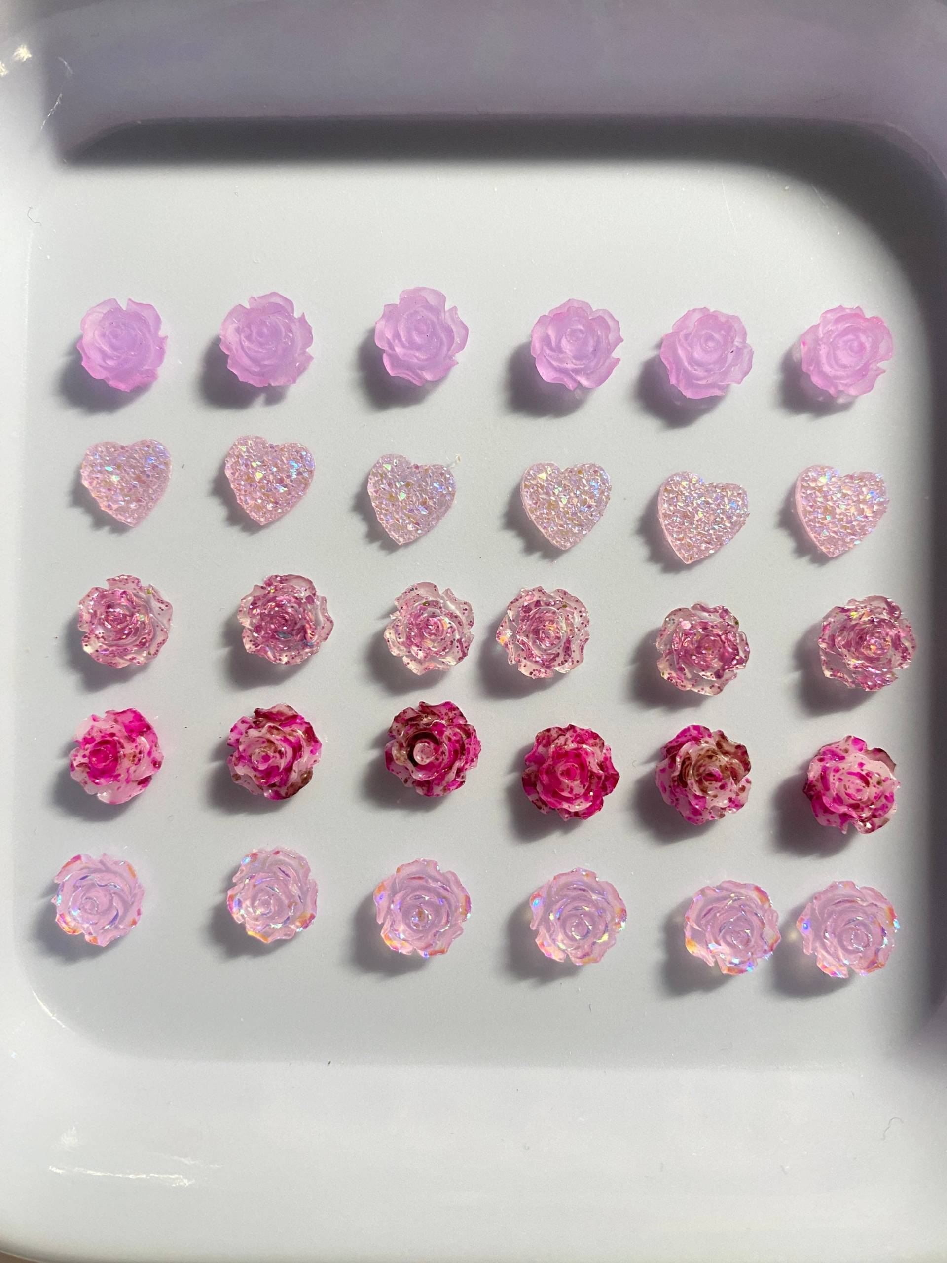 30 Stk 3D Nagel Dekorationen, Blumen Rosen Diy Basteln , Nagel Charms, Rosa/Lila Serie N3106 30 Stk 3D Nagel Dekorationen, Blumen Rosen Diy Basteln , Nagel Charms, Rosa/Lila Serie N3106 von Etsy - Thebestbox66