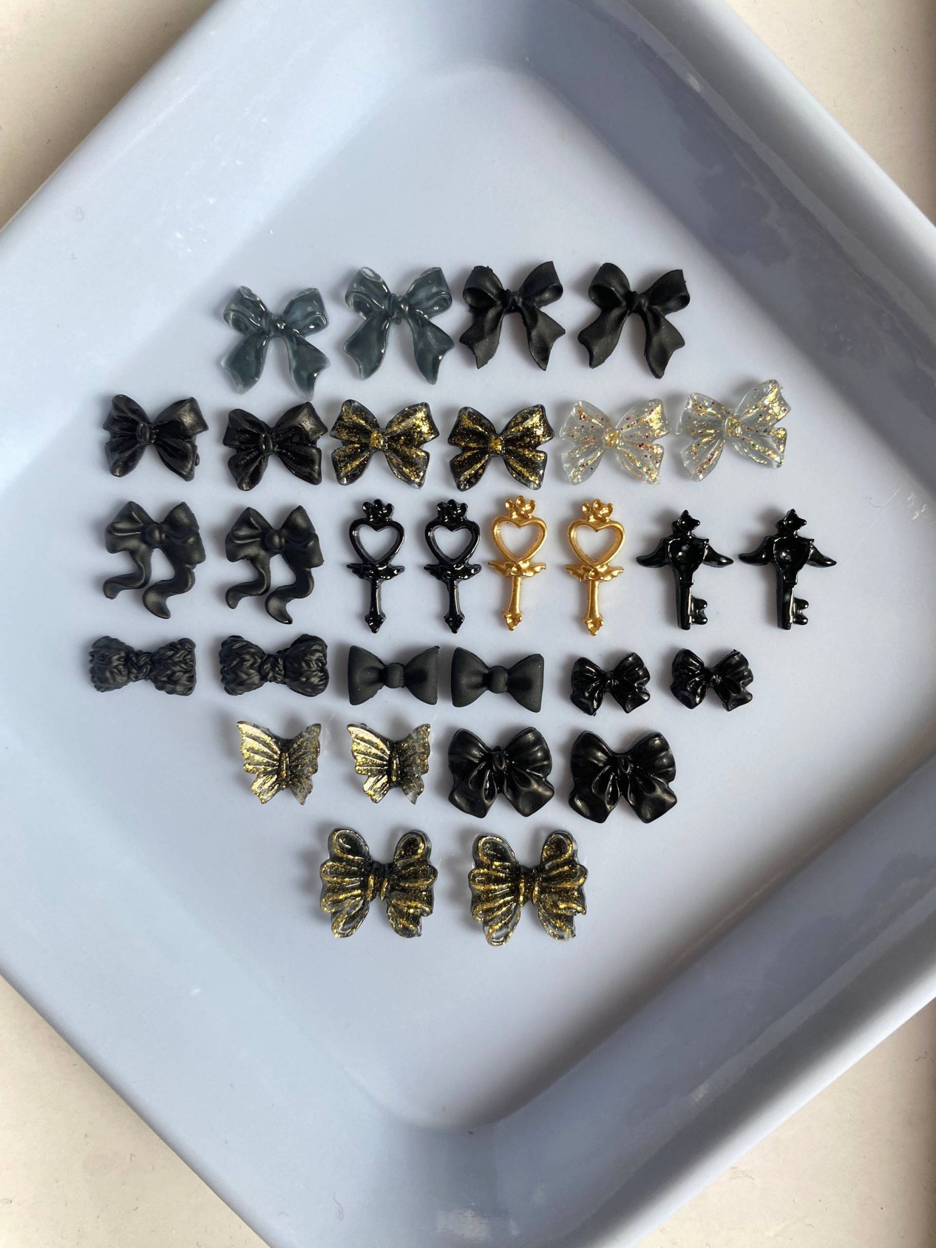 30 Stk 3D Nagel Dekorationen, Mix Model, Diy Basteln N3147 Charms von Etsy - Thebestbox66