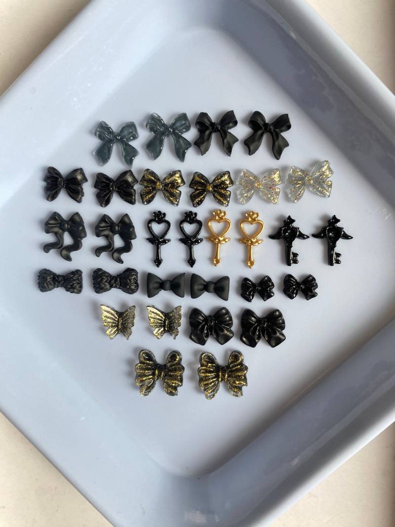 30 Stk 3D Nagel Dekorationen, Mix Model, Diy Basteln N3147 Charms von Etsy - Thebestbox66
