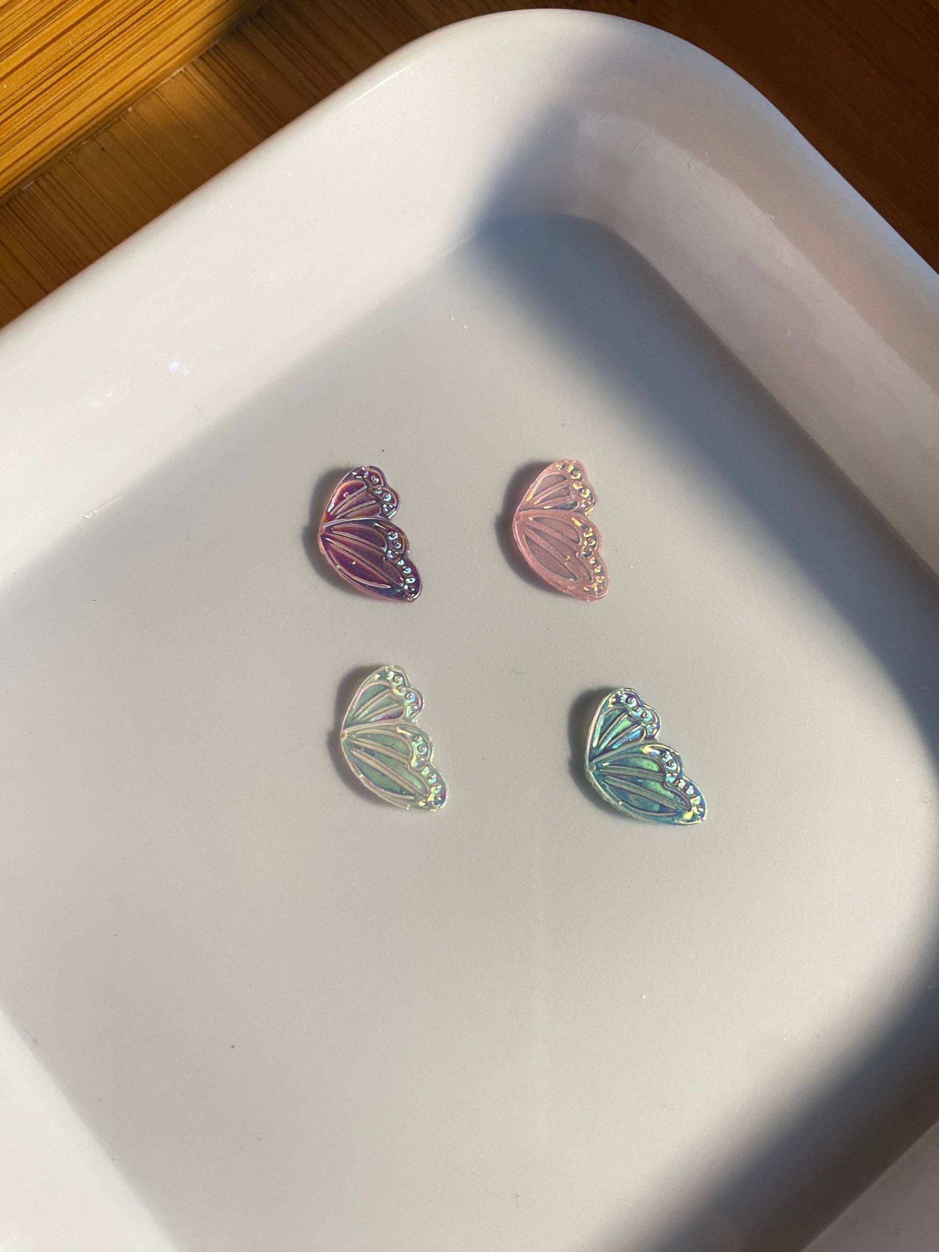 3D Nagel Dekorationen, Auroa Und Clear, Diy Basteln Halb Flügel Charms von Etsy - Thebestbox66