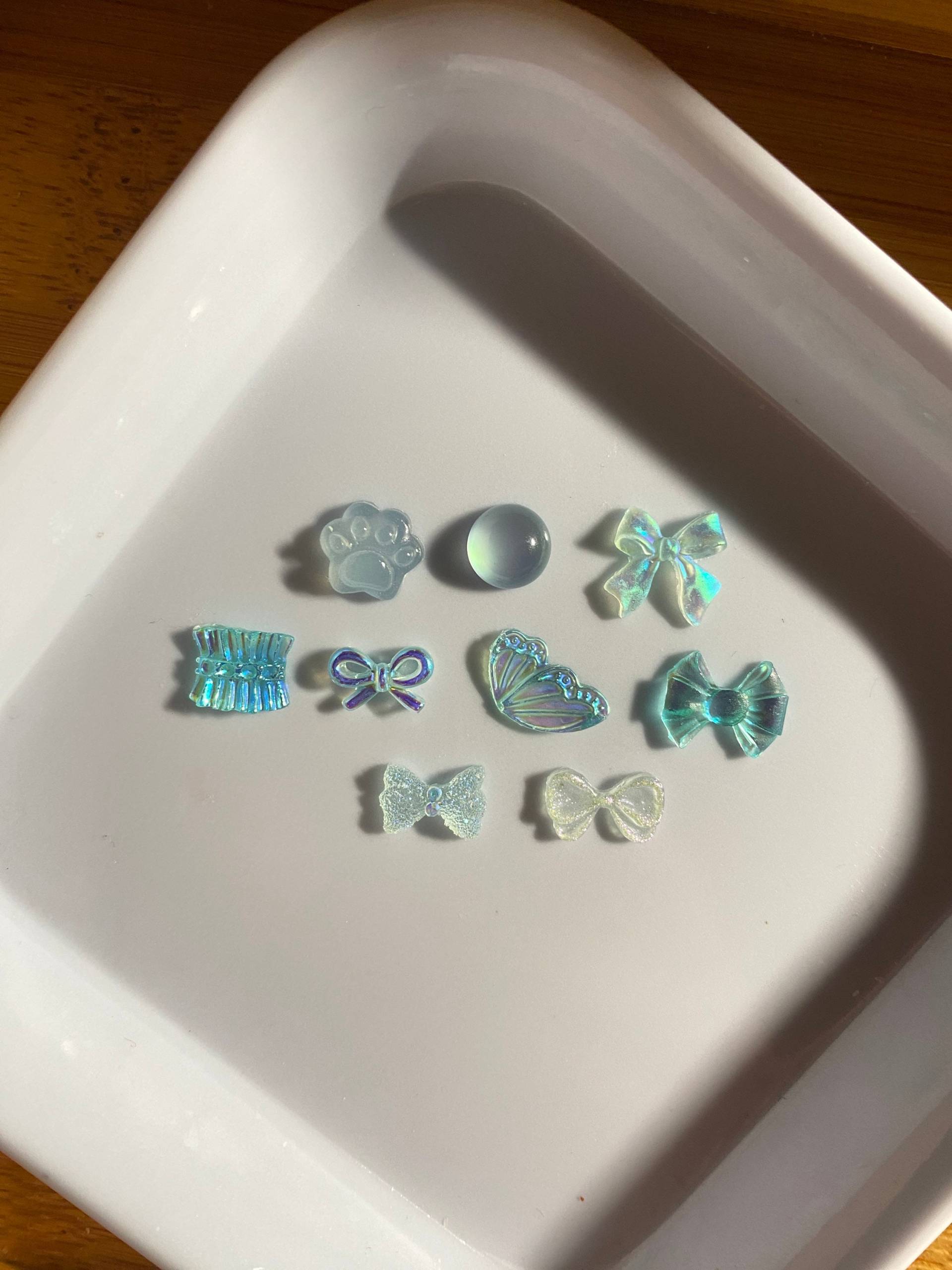 3D Nagel Dekorationen, Türkis, 9 Model Diy Basteln N22060 Charms von Etsy - Thebestbox66