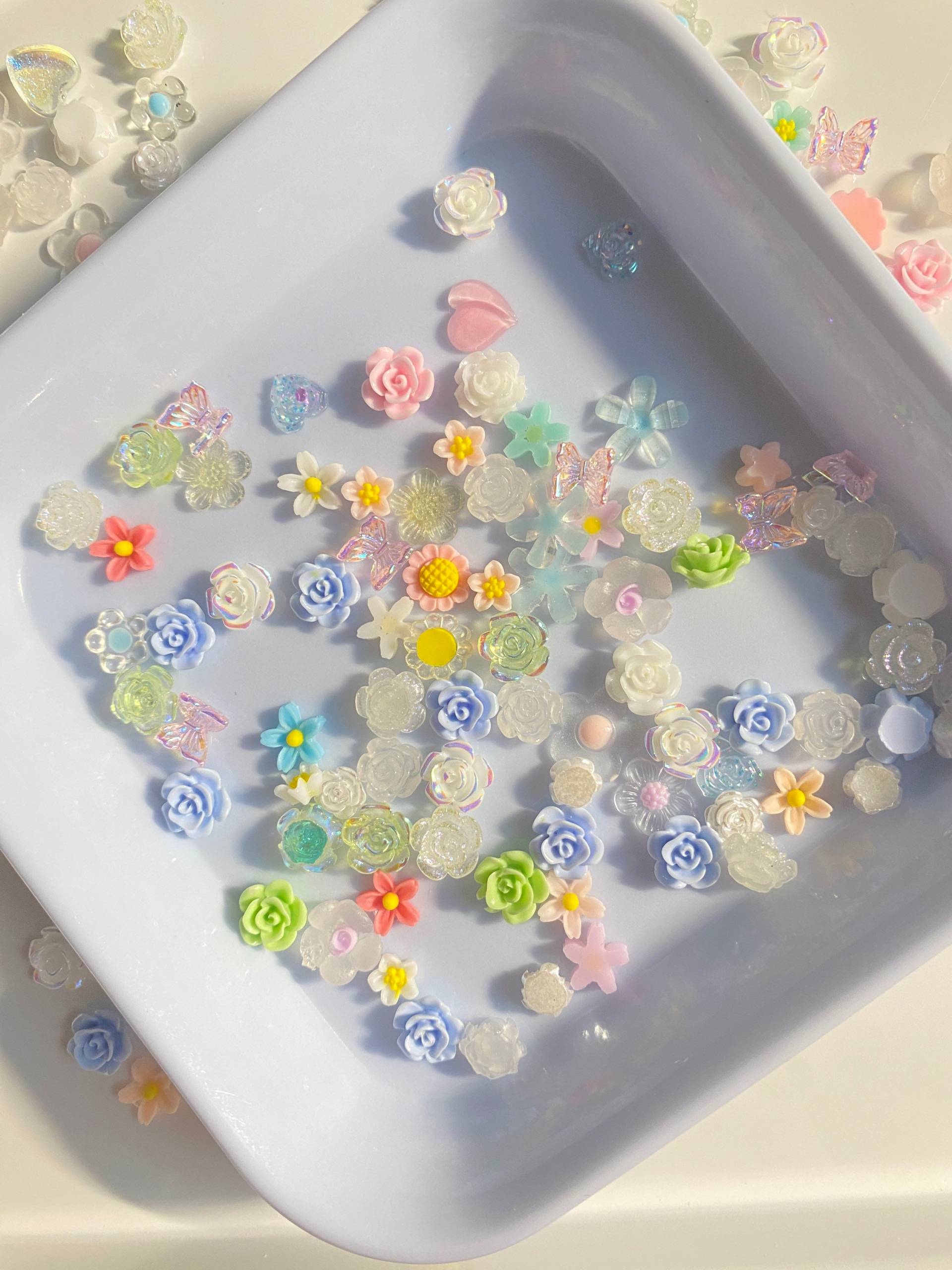 50/100/200 Pcs 3D Nail Decorations, Mix Model, Blumen, Diy Crafts Charms Art 50/100/200 Pcs 3D Nail Decorations, Mix Model, Blumen, Diy Crafts Charms Art von Etsy - Thebestbox66