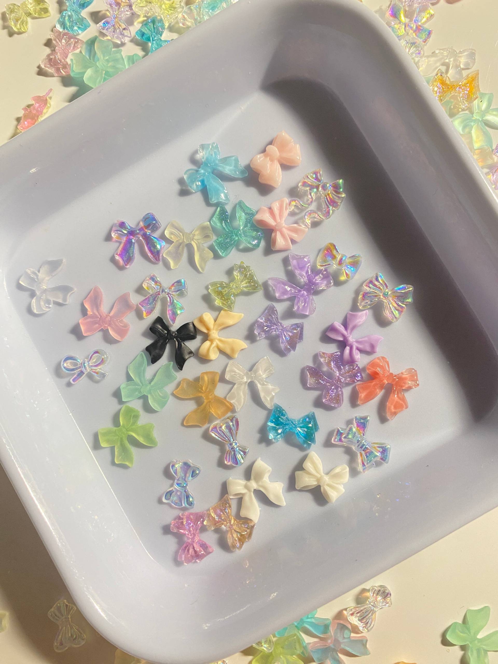 6/12/16stk Schleife Harz 3D Nagel Dekorationen, Diy Basteln N3026 Charms von Etsy - Thebestbox66