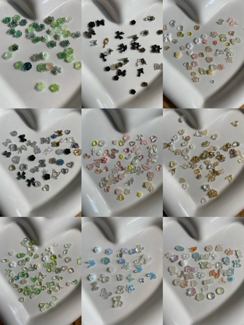 Angebot Für 20 Stk 3D Nagel Dekorationen, Mix Model, Diy Basteln N3017 Charms von Etsy - Thebestbox66