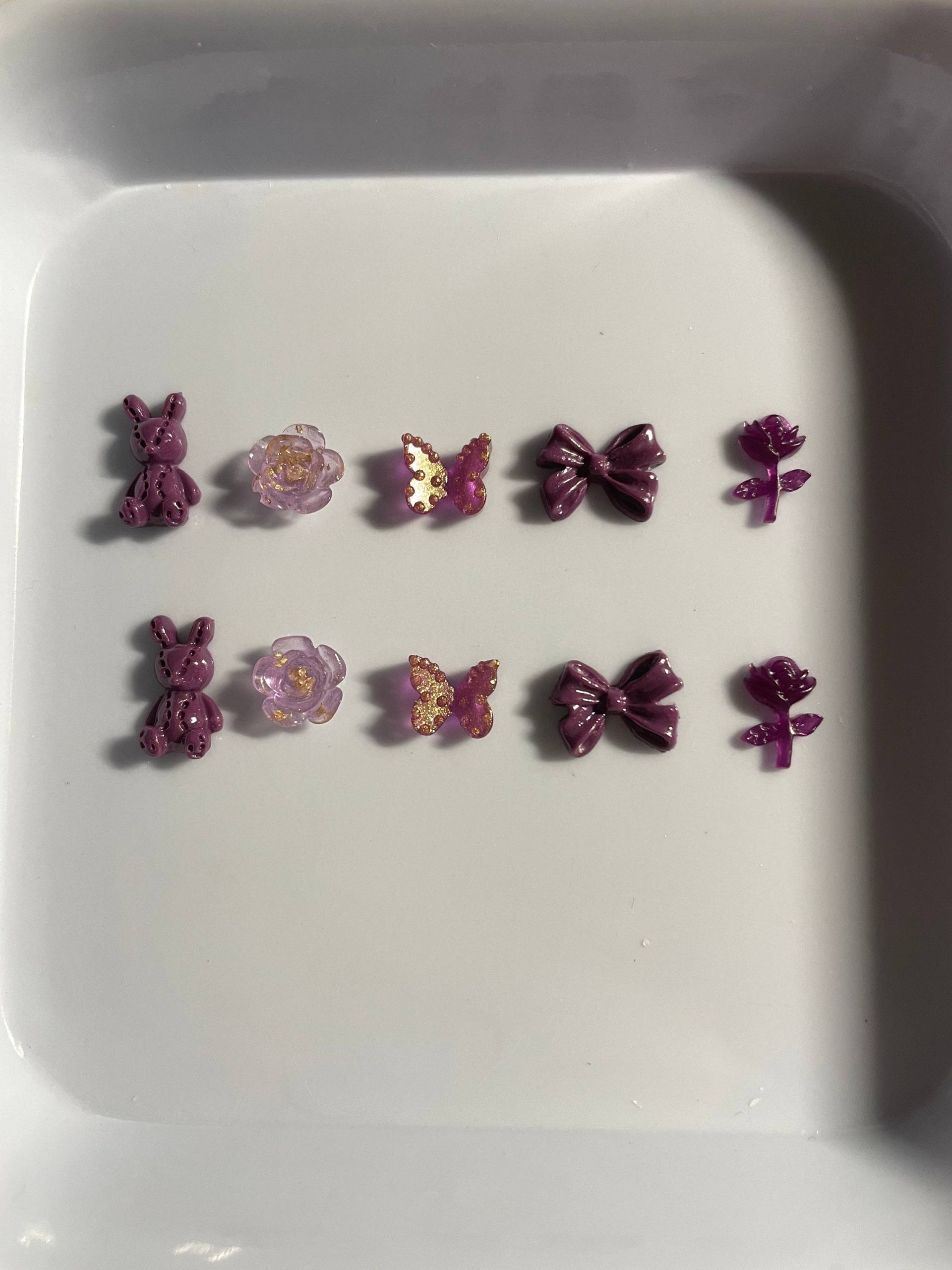 Set Für Zehn Nägel 3D Nagel Dekorationen, Diy Basteln N3089 Charms Serie von Etsy - Thebestbox66