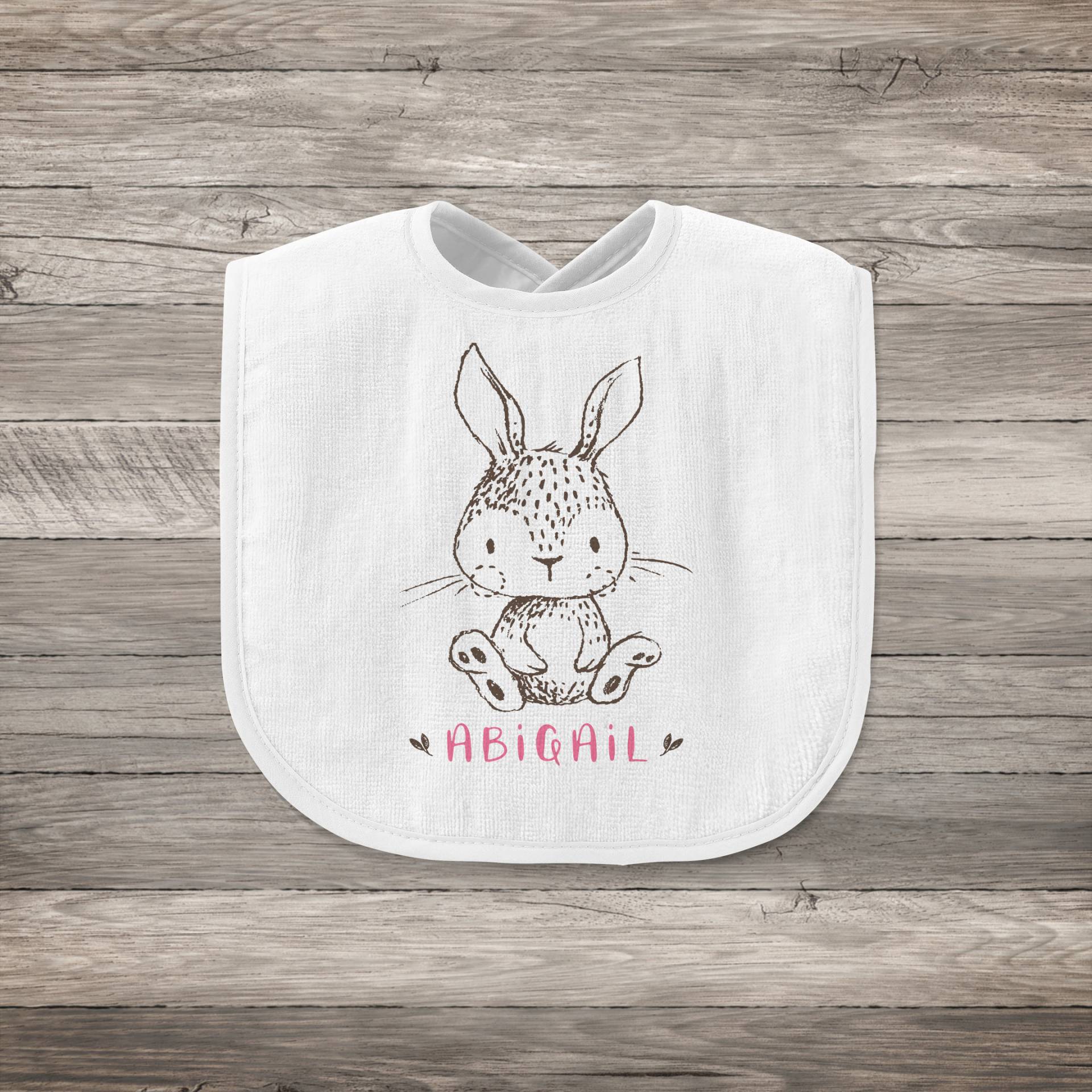 Häschen-Baby-Lätzchen | Hase Lätzchen Benutzerdefinierte Baby Name Personalisierte Jungen Geschenk Mädchen Personalisiertes Baby-Geschenk von Etsy - Thepillowgeek