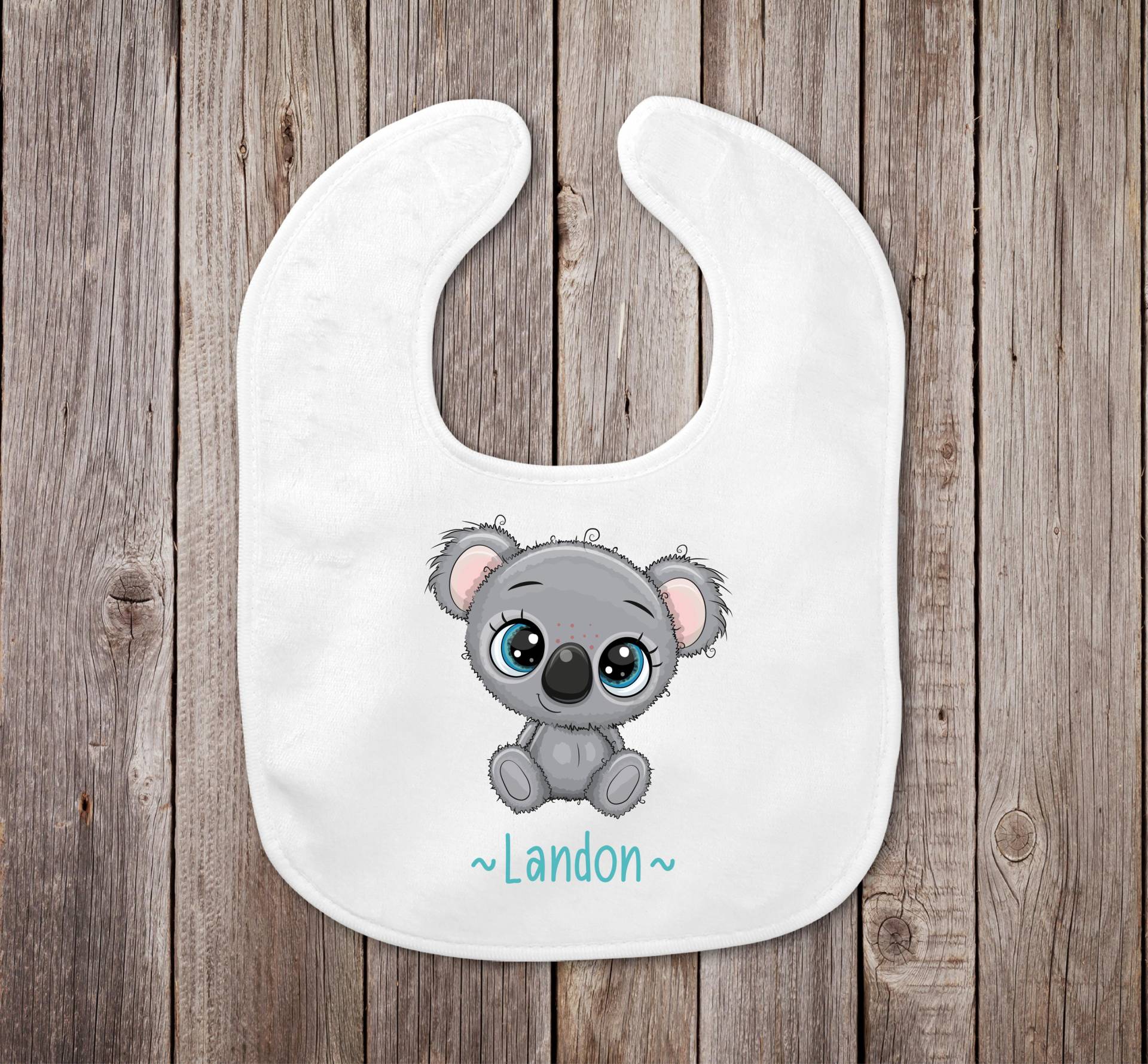 Koala Bär Baby Lätzchen | Personalisierte Jungen Oder Mädchen Geschenk Baby-Dusche-Geschenk Name von Etsy - Thepillowgeek