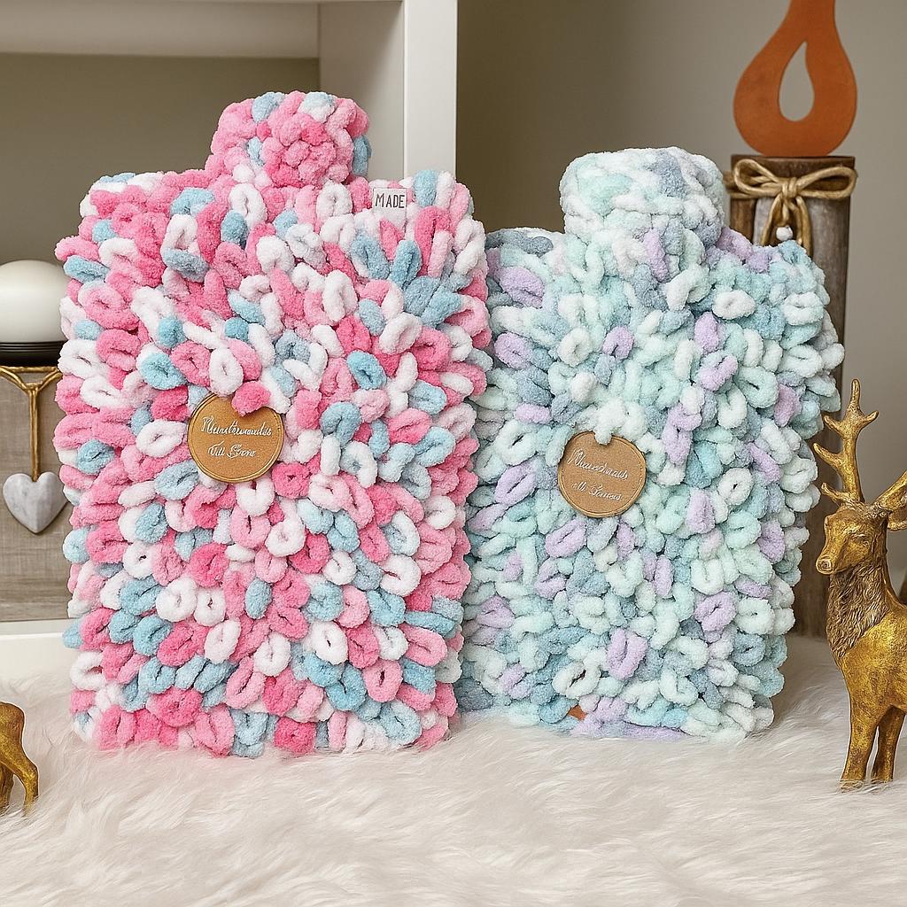 xxl Wärmflasche Handgemacht Mit Flauschbezug, Kinder Und Erwachsene, Geschenk Winter, Gegen Kalte Füße, Bettflasche, Handmade, Geburtstag von Etsy - TibasZaubernadel