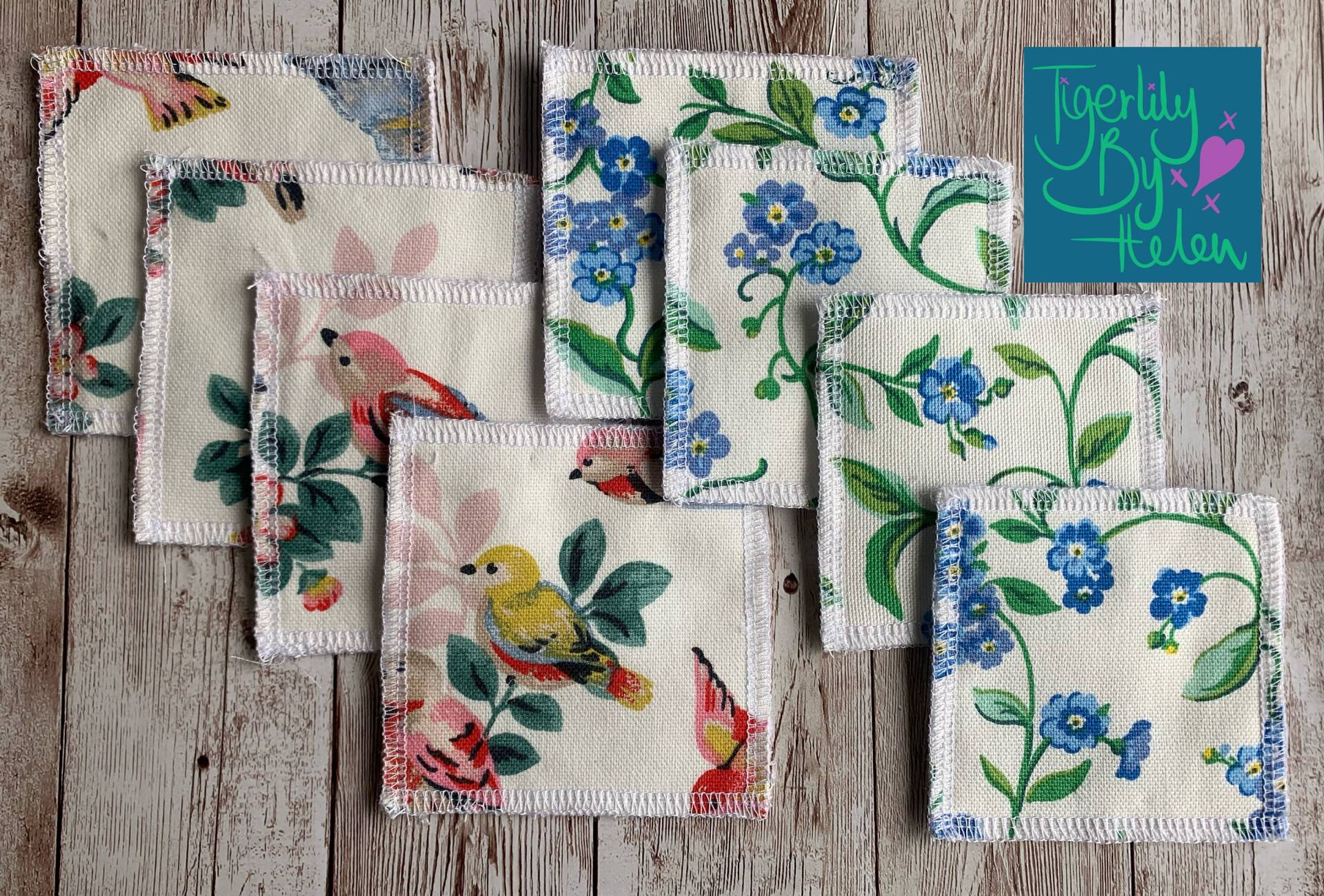 Cath Kidston 4 Stück Wiederverwendbare Bambus Frottee Wattepads von Etsy - TigerlilyByHelen