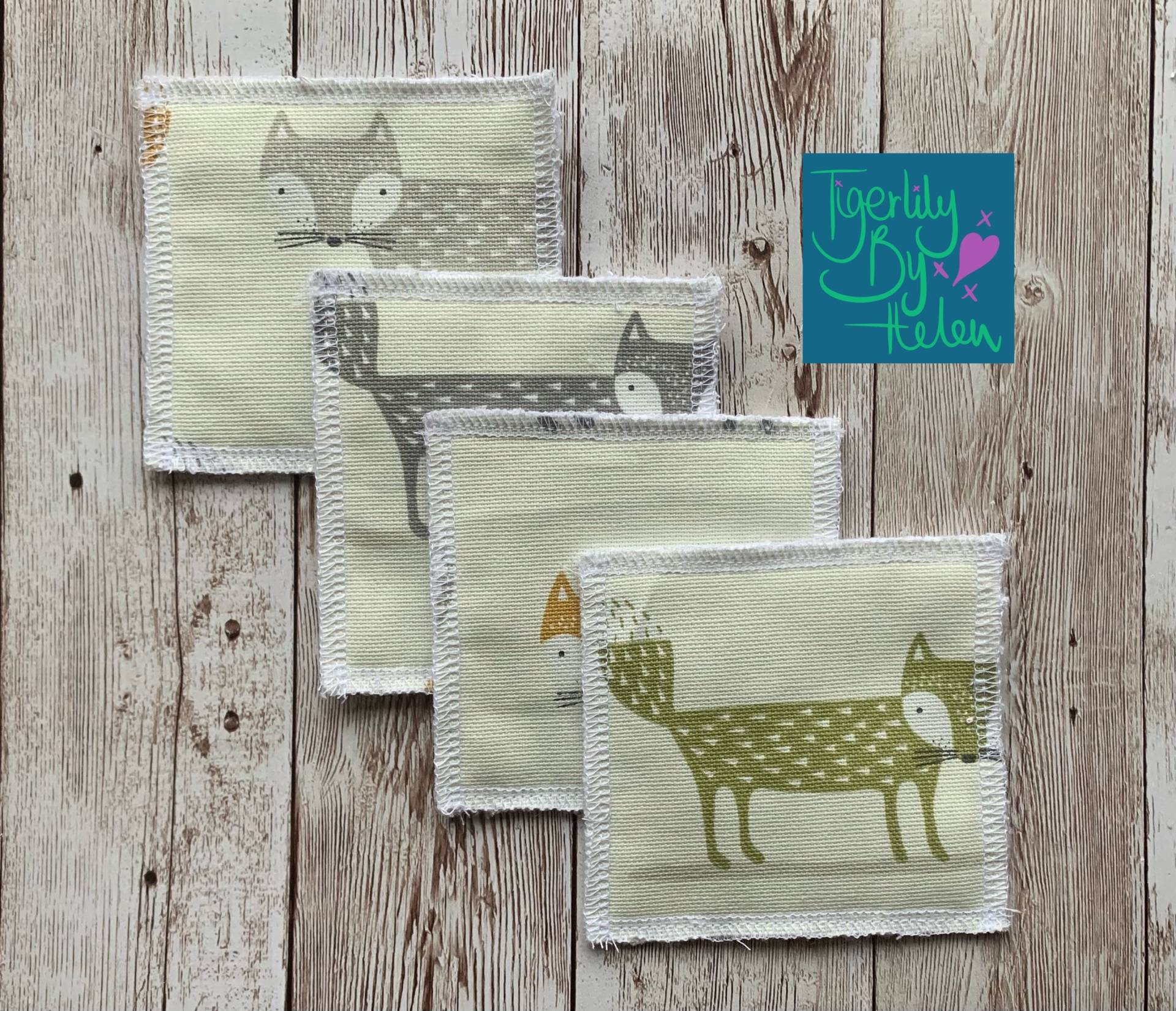 Foxy Bambus Wiederverwendbare Frottee Wattepads von Etsy - TigerlilyByHelen