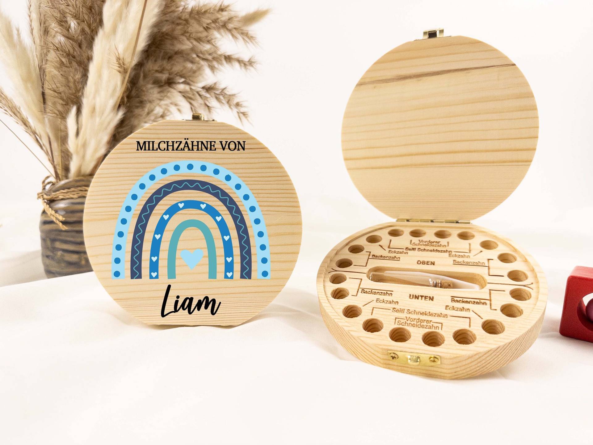 Personalisierte Zahndose Regenbogen Junge, Baby, Milchzähne, Milchzähnbox, Aus Holz, Regenbogen Blau Personalisierte Zahndose Regenbogen Junge, Baby, Milchzähne, Milchzähnbox, Aus Holz, Regenbogen Blau von Etsy - TimberTalesCreations