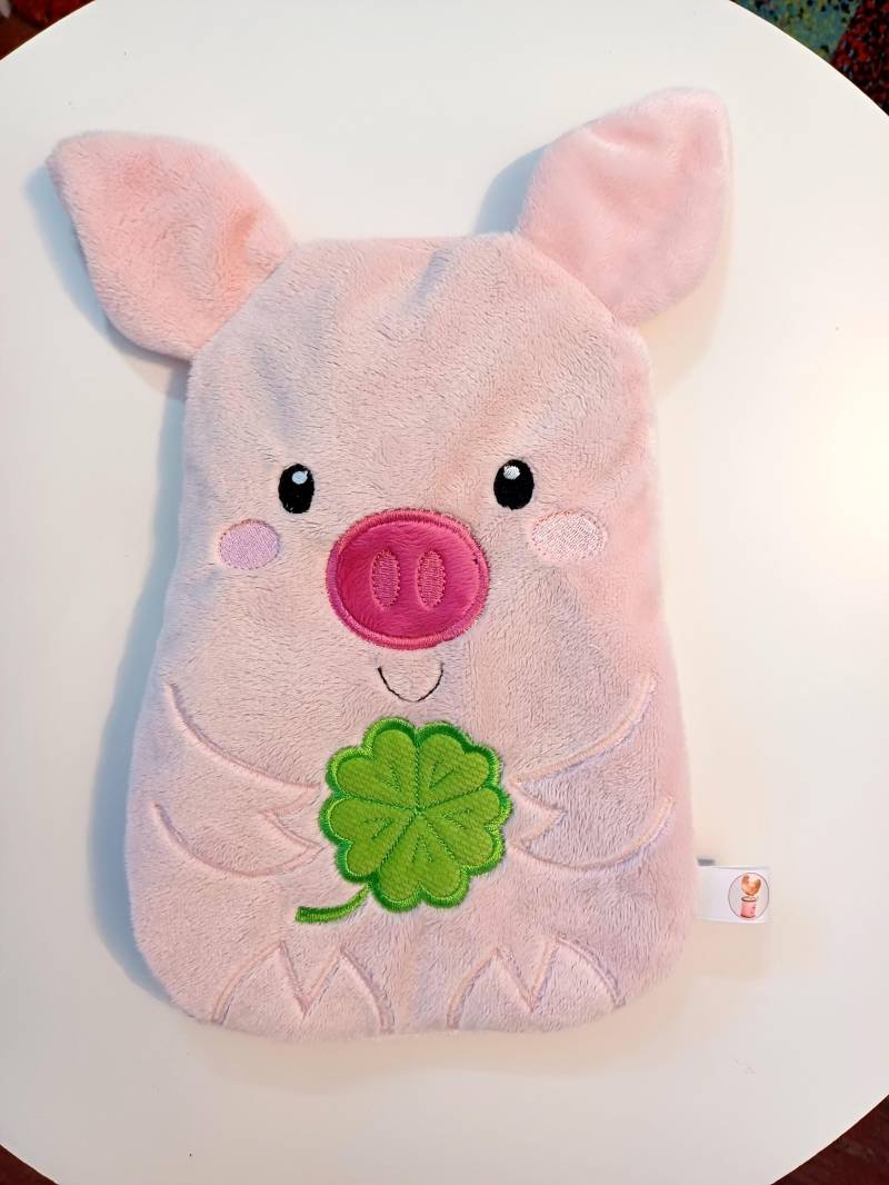 Wärmflaschenbezug Katze, Eule, Schweinchen von Etsy - TimbimHandarbeit