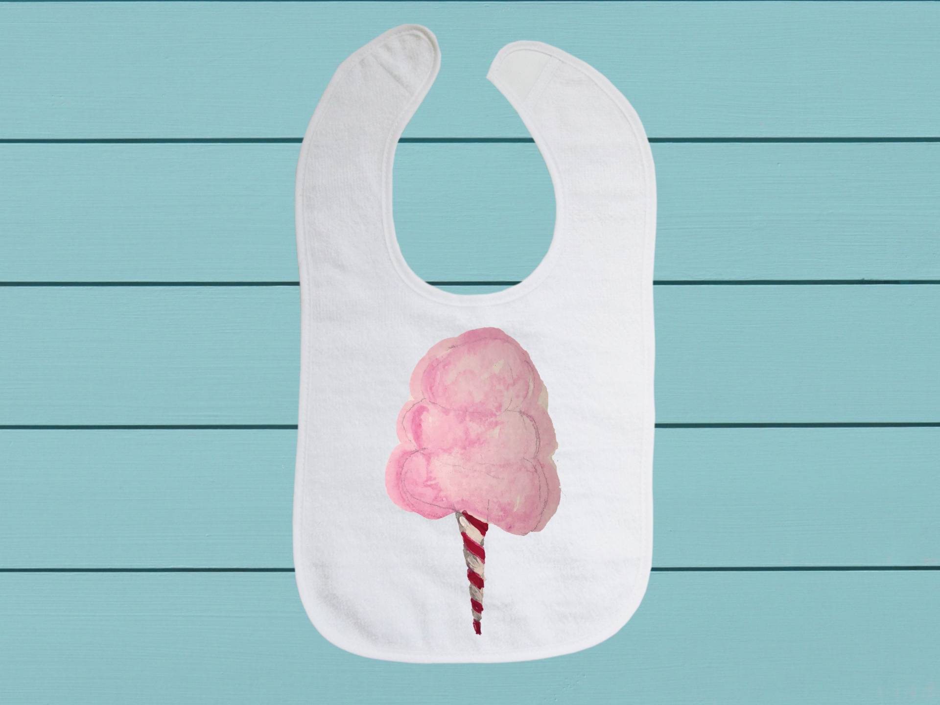 Cotton Candy Lätzchen - Baumwoll Frottee Tuch Baby Lätzchen Mit Weichem Verschluss von Etsy - TinaLabadiniDesigns