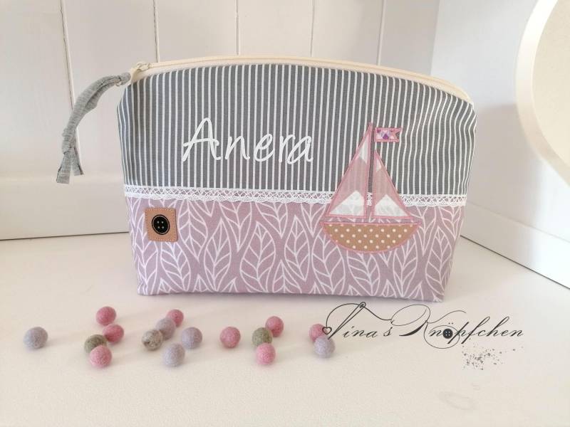 Windeltasche Mit Name/Boot/Maritim/Geschenk Zur Geburt/Taufgeschenk Personalisiert von Etsy - TinasKnoepfchen