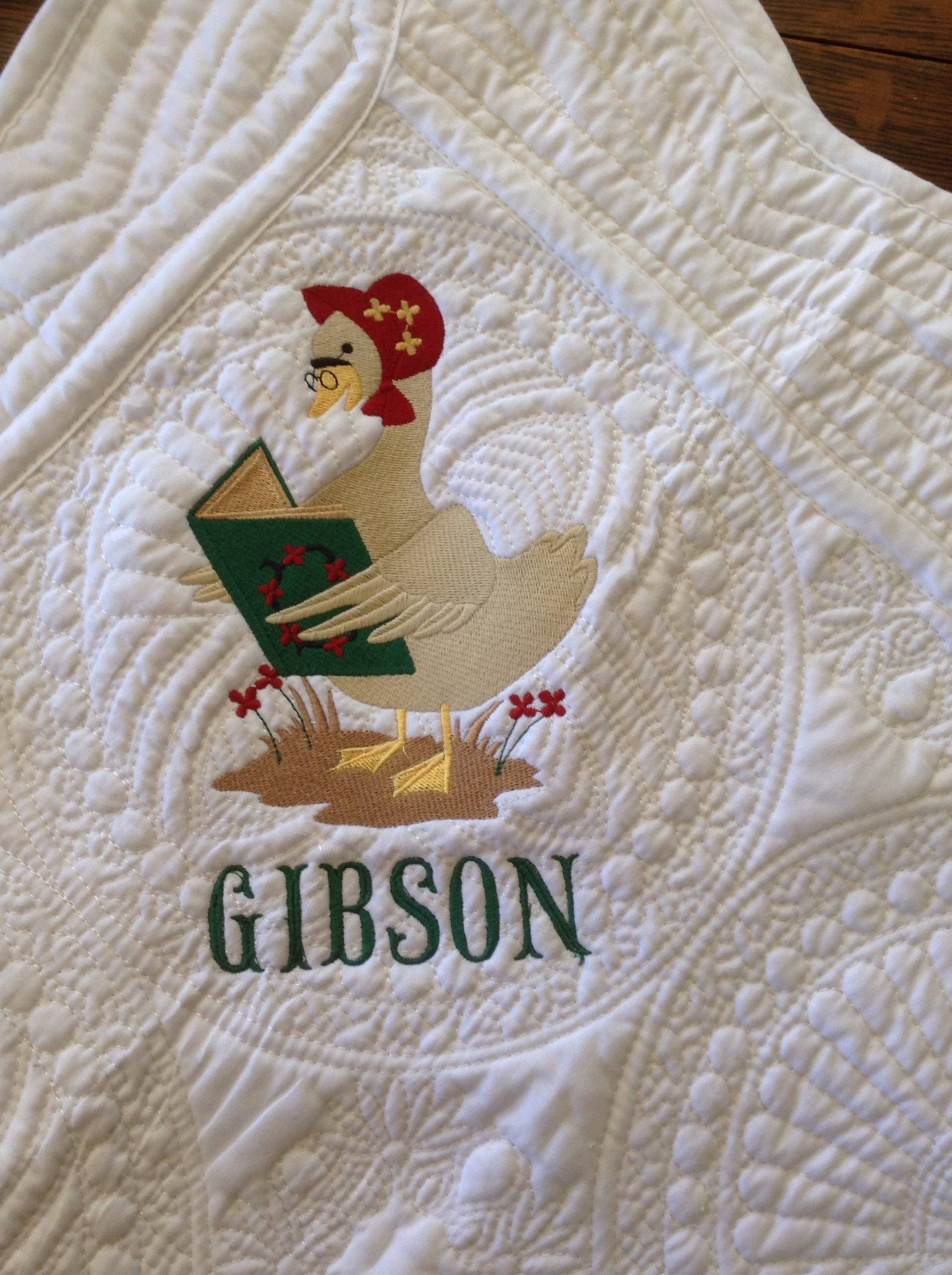 Baby Jungen Mutter Gans Quilt Und 4 Kinder Rhyme Burp Tücher Passend von Etsy - TinkerbellesandBeaus