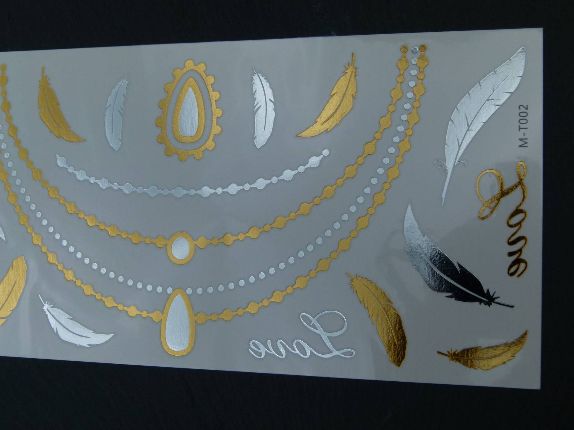 Nr. 035 - Temporäres Tattoo -Goldfarben Silberfarben Metallic Kette Boho Körperschmuck Körperbild Fake Armtattoo Körpertattoo Nr. 035 - Temporäres Tattoo -Goldfarben Silberfarben Metallic Kette Boho Körperschmuck Körperbild Fake Armtattoo Körpertattoo von Etsy - TinkyStarShop
