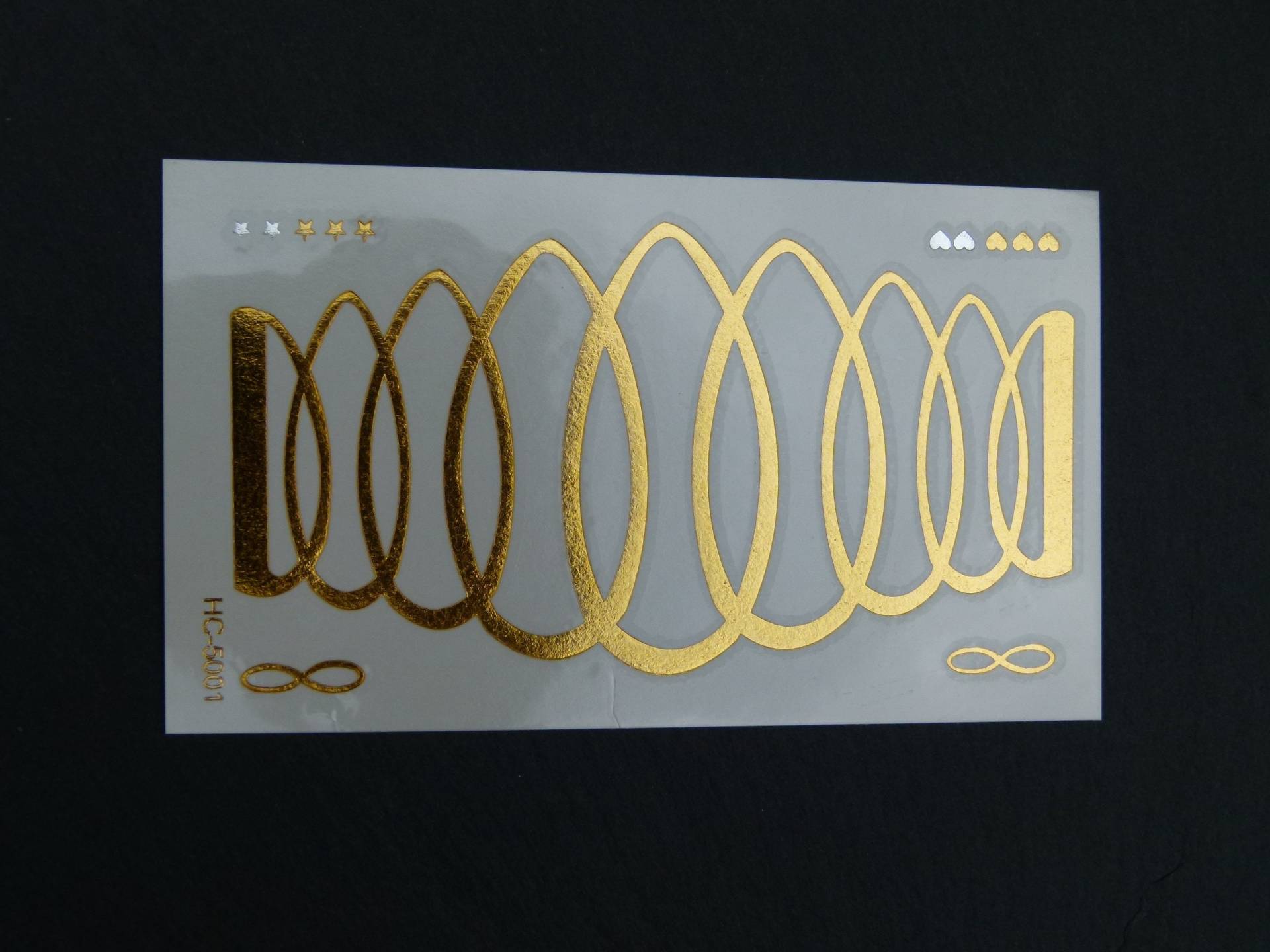 Nr. 068 - Temporäres Tattoo Boho Gold Armband Kreise Stern Körperschmuck Körperbild Silberfarben Fake Goldtattoo Nr. 068 - Temporäres Tattoo Boho Gold Armband Kreise Stern Körperschmuck Körperbild Silberfarben Fake Goldtattoo von Etsy - TinkyStarShop
