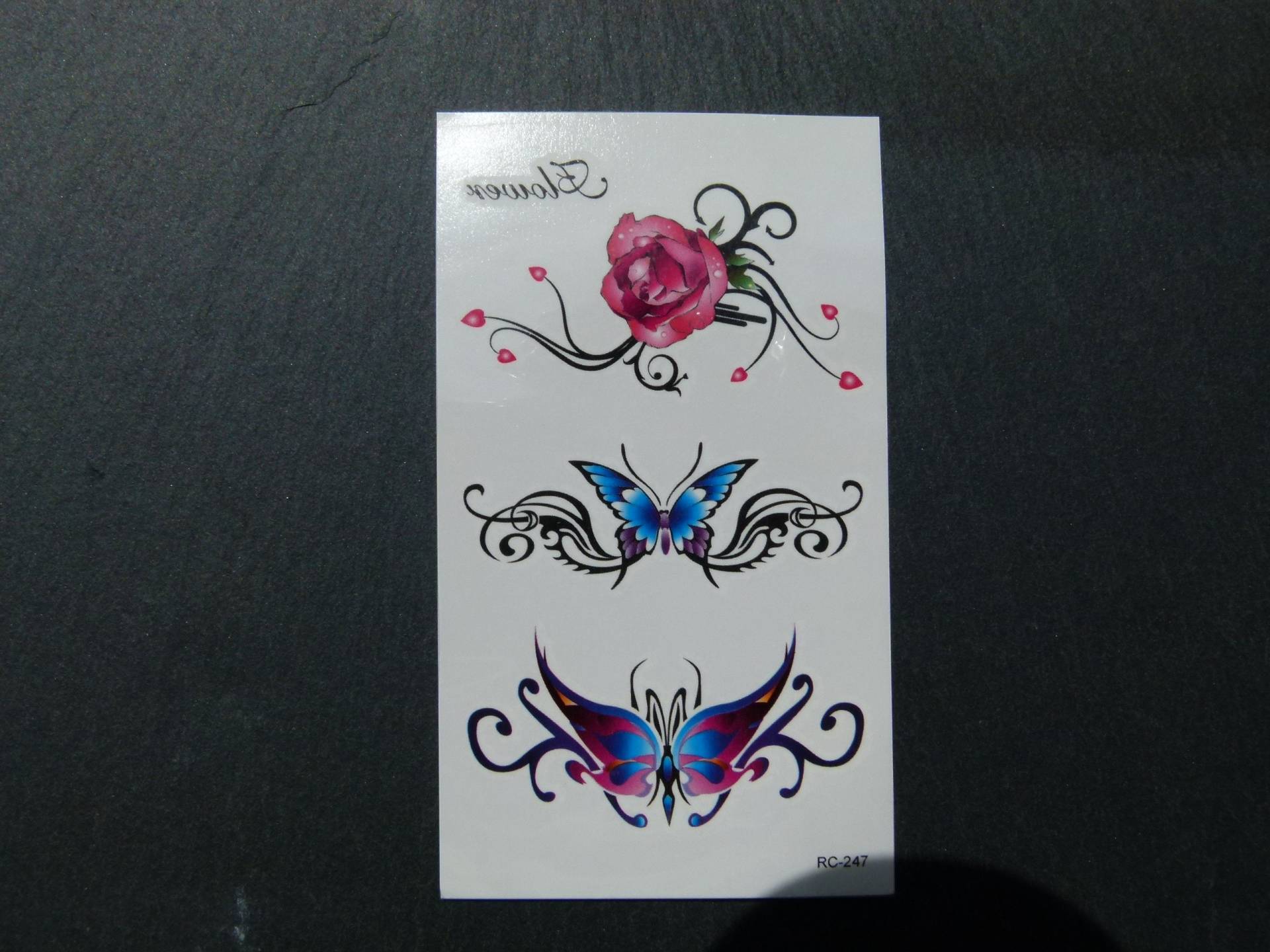 Nr. 074 - Temporary Tattoo Boho Bunt Rose Romantisch Schmetterling Körperschmuck Körperbild Fake Armtattoo Körpertattoo Nr. 074 - Temporary Tattoo Boho Bunt Rose Romantisch Schmetterling Körperschmuck Körperbild Fake Armtattoo Körpertattoo von Etsy - TinkyStarShop