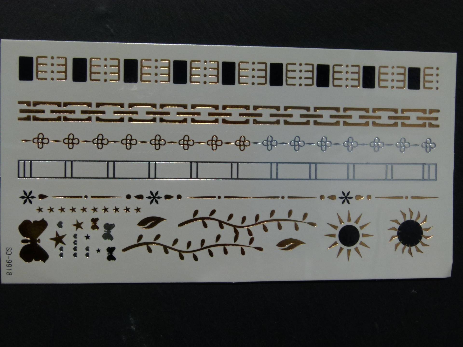 Nr. 146 - Temporäres Tattoo Boho Gold Silber Armband Sonne Faketattoo Körperschmuck Körperbild Körpertattoo Nr. 146 - Temporäres Tattoo Boho Gold Silber Armband Sonne Faketattoo Körperschmuck Körperbild Körpertattoo von Etsy - TinkyStarShop