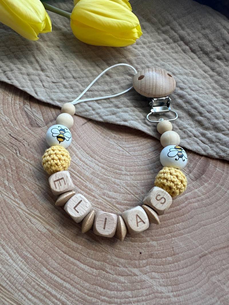 Personalisierte Schnullerkette, Babyparty, Babyshower, Pullerparty, Mitbringsel, Geburt von Etsy - Tinyshopwithlove