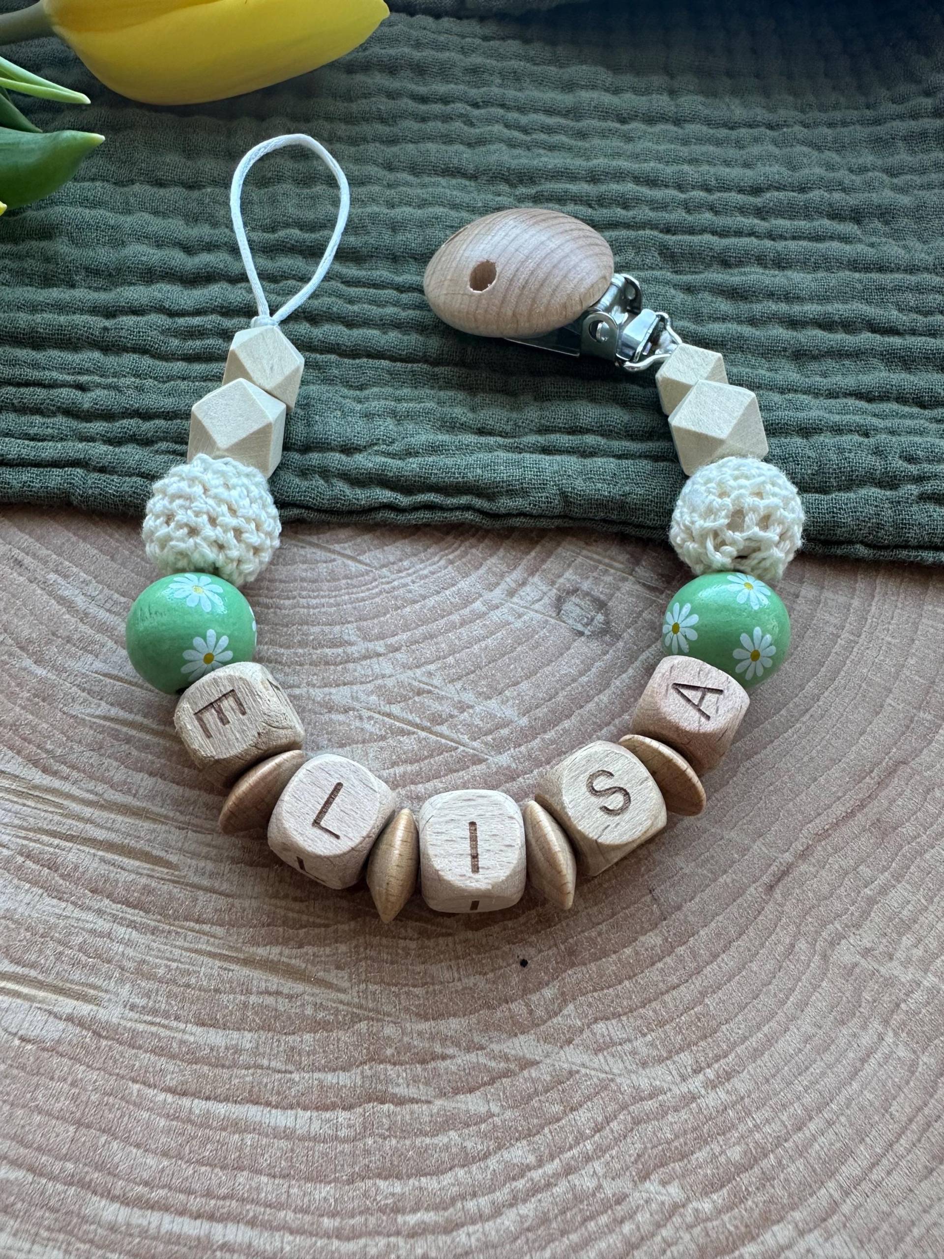 Personalisierte Schnullerkette, Babyparty, Babyshower, Pullerparty, Mitbringsel, Geburt von Etsy - Tinyshopwithlove