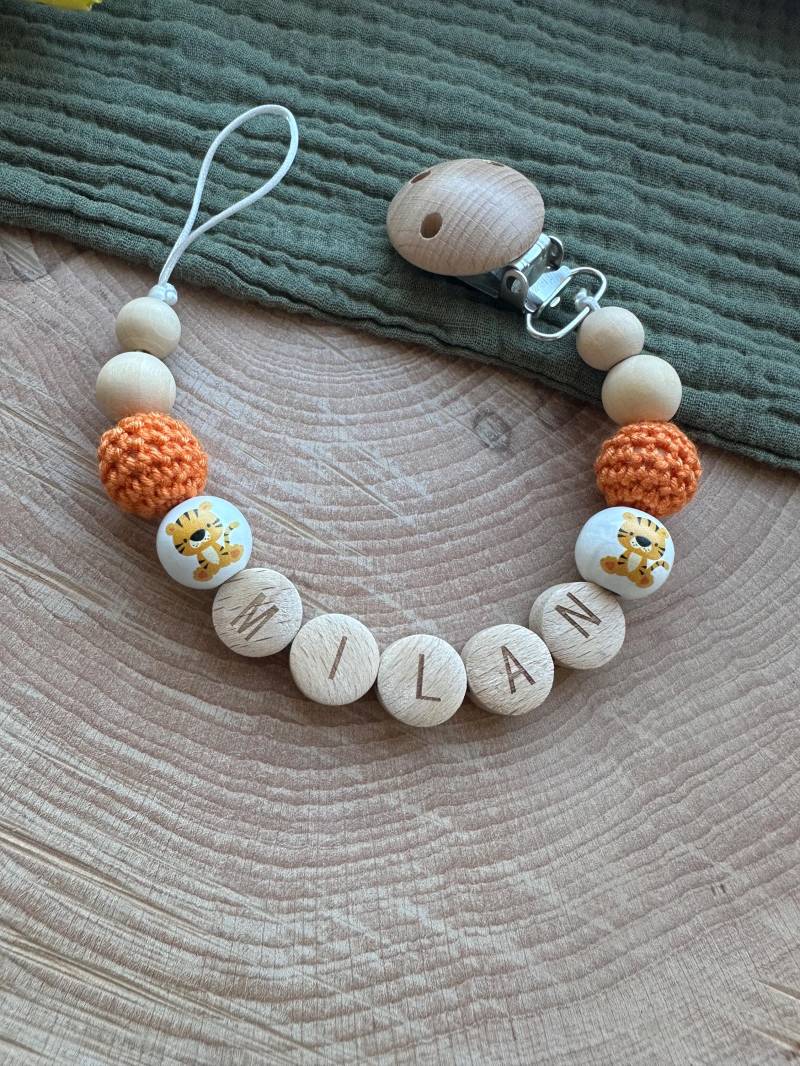 Personalisierte Schnullerkette, Babyparty, Babyshower, Pullerparty, Mitbringsel, Geburt von Etsy - Tinyshopwithlove