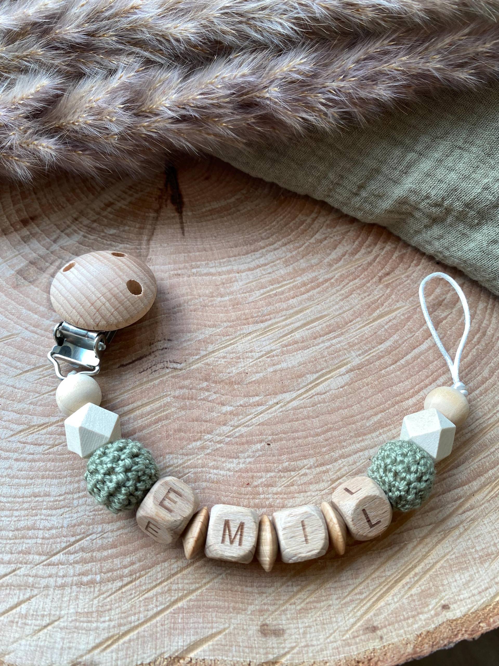 Personalisierte Schnullerkette, Babyparty, Babyshower, Pullerparty, Mitbringsel, Geburt von Etsy - Tinyshopwithlove