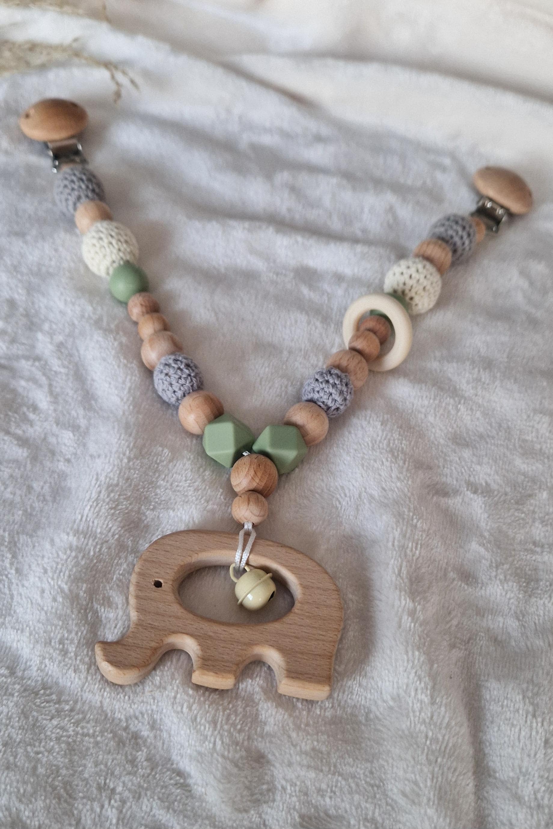 Personalisierte Kinderwagenkette Mit Namen | Geschenk Zur Geburt Babygeschenk Junge Mädchen Handgemacht Holz Silikon Baby Accessoire von Etsy - TitiloobyKiki