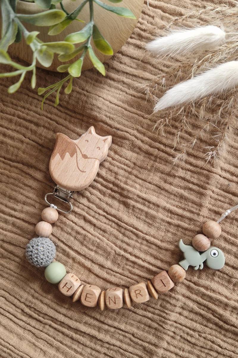 Schnullerkette Mit Namen Für Mädchen Und Junge, Personalisiert, 100%handgemacht, Babyaccessoire, Baby, Geschenkidee, Taufe, Holzbuchstaben von Etsy - TitiloobyKiki