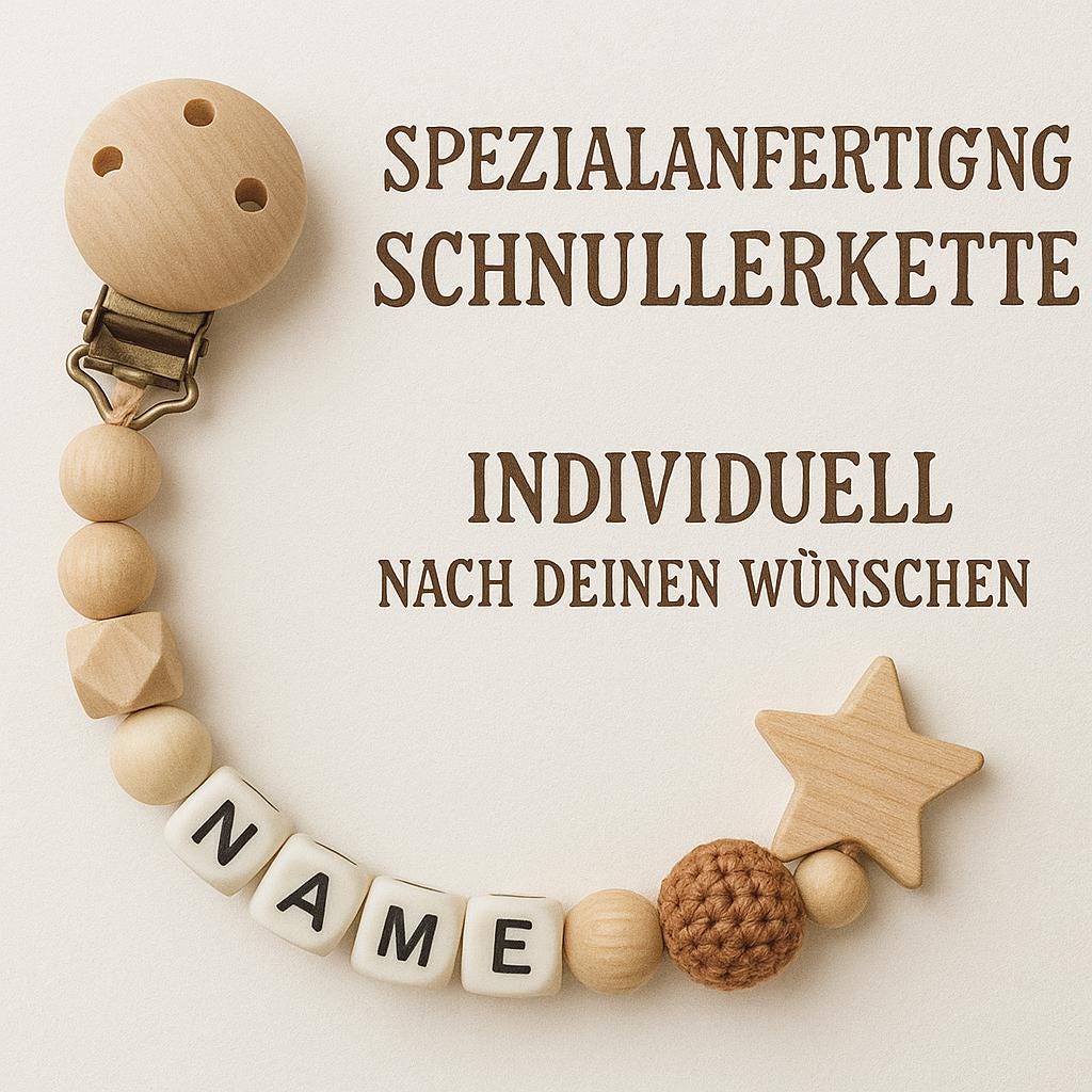 Spezialanfertigung Mit Deinem Wunschdesign | Personalisiertes Schnullerkette Namen Individuell Gestaltbar Spezialanfertigung Mit Deinem Wunschdesign | Personalisiertes Schnullerkette Namen Individuell Gestaltbar von Etsy - TitiloobyKiki
