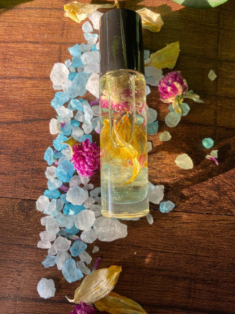 Druck Macht Diamanten Quarz Körper Potion Roller von Etsy - ToTheMagicBox