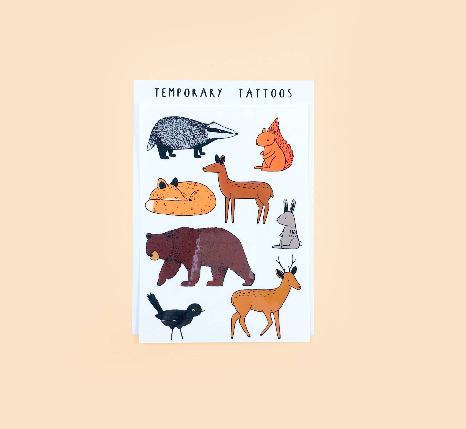 Waldtiere Temporäres Tattoo Blatt - Wildtiere Illustration Tattoos, Tierkunst, Fake Party Geschenk Waldtiere Temporäres Tattoo Blatt - Wildtiere Illustration Tattoos, Tierkunst, Fake Party Geschenk von Etsy - TomHardwickDraws