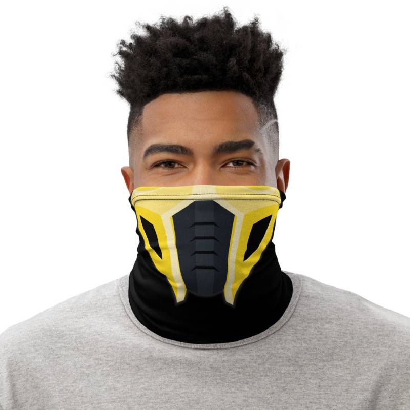Ninja Gesichtsmaske | Gelb Design Videospiel-Neck Gaiter von Etsy - ToonMachine