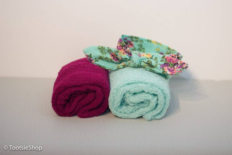 Mint Fuchsie Stretch Knit Wickelt Und Floral Bogen Knoten Stirnband Set, Neugeborenen Wrap Set Baby Stretch-Strick-Wrap Mint Fuchsie Stretch Knit Wickelt Und Floral Bogen Knoten Stirnband Set, Neugeborenen Wrap Set Baby Stretch-Strick-Wrap von Etsy - TootsieShop
