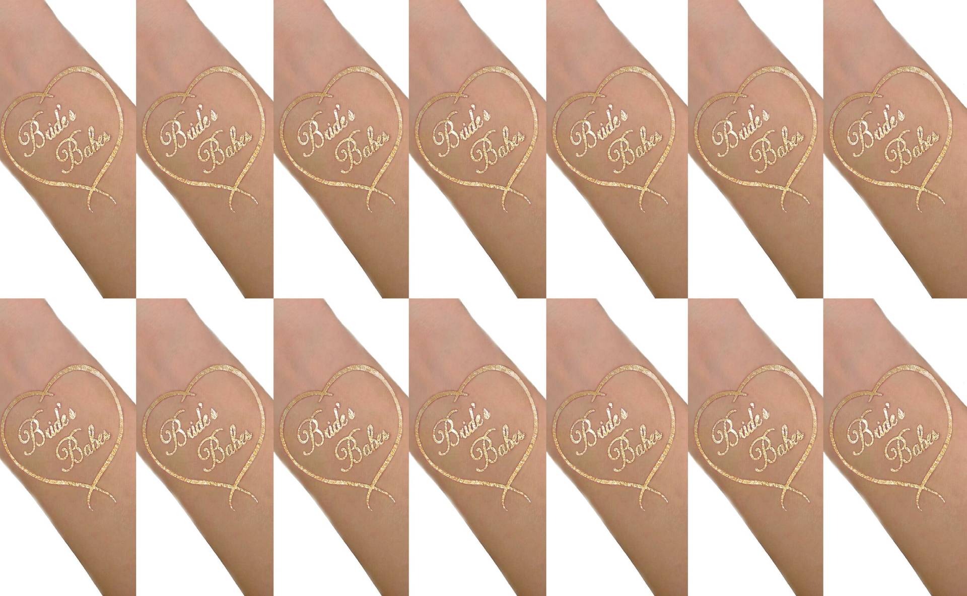 16 Metallic Hen Night Tattoos, Toll Für Eine Mädchennacht. Bride To Be, Braut Babes. Gold, Herz Liebe Glitzer Effekt Temporäre Tattoos 16 Metallic Hen Night Tattoos, Toll Für Eine Mädchennacht. Bride To Be, Braut Babes. Gold, Herz Liebe Glitzer Effekt Temporäre Tattoos von Etsy - TopTats