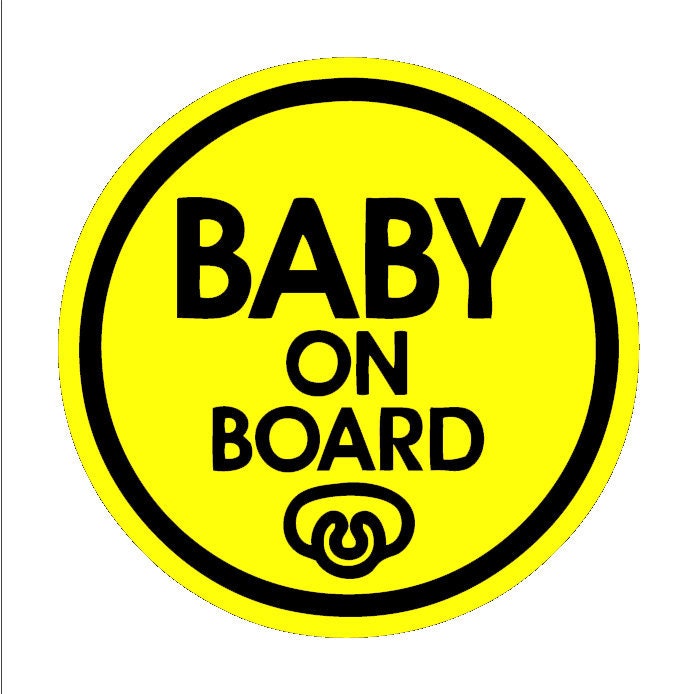 Baby An Bord Reflektierende Magnet Sicherheit Vorsicht Zeichen Für Auto Stoßstange - Schnuller Baby An Bord Reflektierende Magnet Sicherheit Vorsicht Zeichen Für Auto Stoßstange - Schnuller von Etsy - TotomoUS