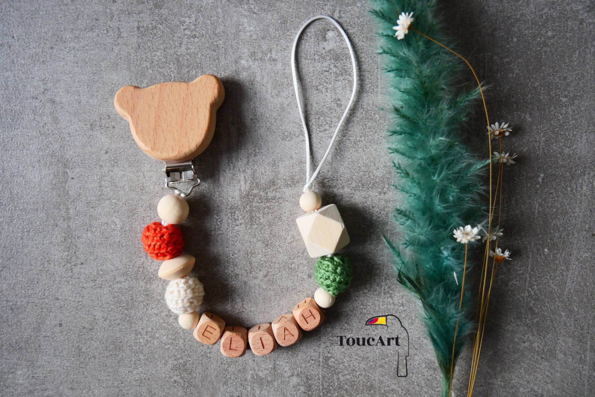 Personalisierbare Schnullerkette Mit Handgehäkelten Perlen in Großer Farbauswahl - Baby Geschenk Handgefertigt Personalisierbare Schnullerkette Mit Handgehäkelten Perlen in Großer Farbauswahl - Baby Geschenk Handgefertigt von Etsy - ToucartDE