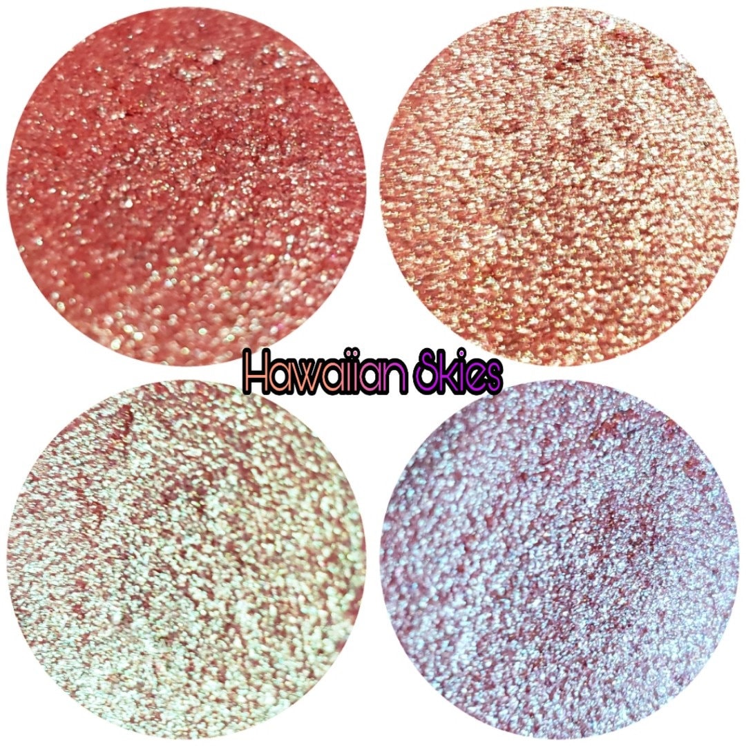 Hawaiin Himmel. Shifter Beginnt Als Koralle Und Verschiebt Sich Dann in Verschiedenen Lichtverhältnissen Winkeln Zu Gold Grün Blau Lila. 26mm Pfanne Hawaiin Himmel. Shifter Beginnt Als Koralle Und Verschiebt Sich Dann in Verschiedenen Lichtverhältnissen Winkeln Zu Gold Grün Blau Lila. 26mm Pfanne von Etsy - Touchofglambeauty