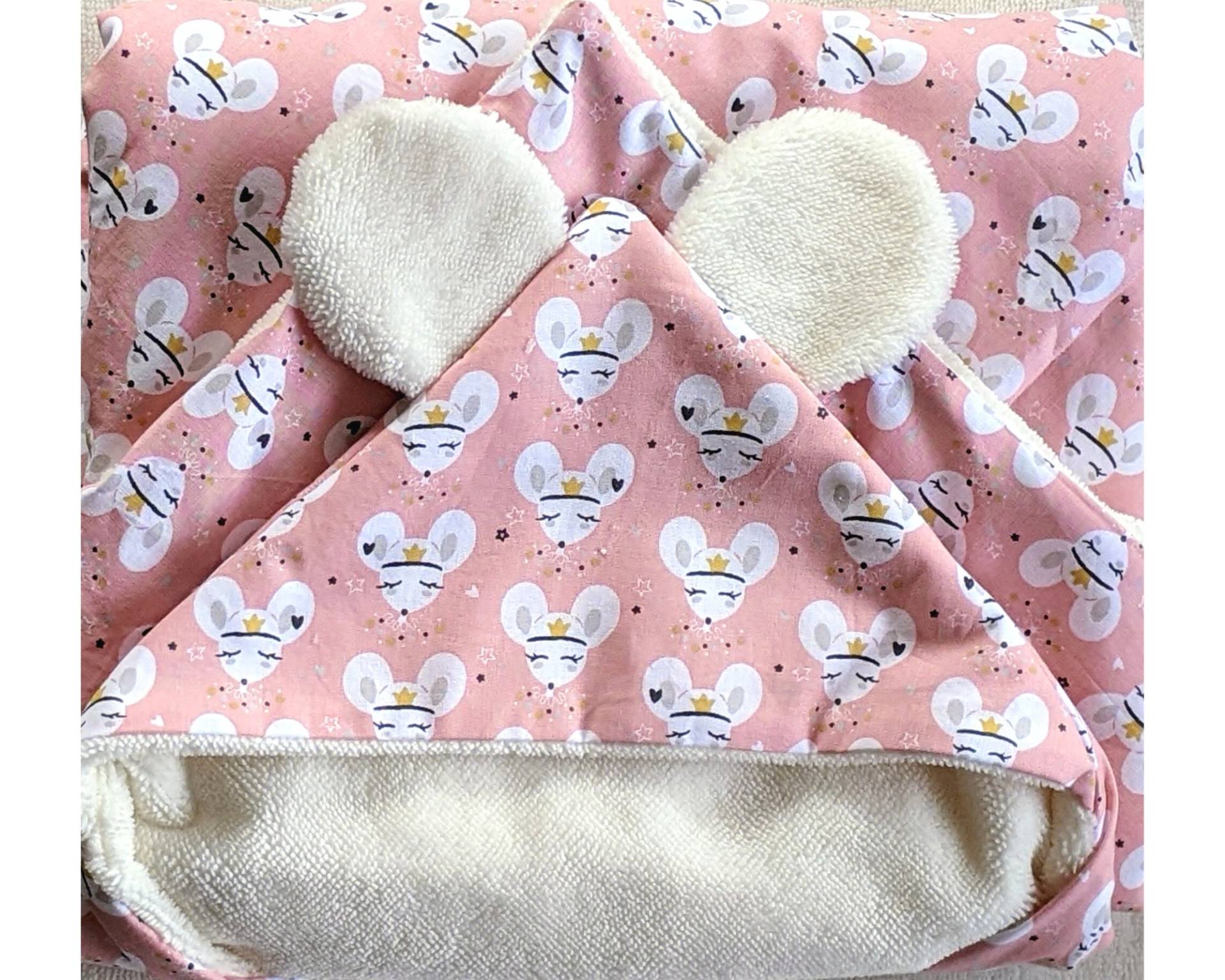Prinzessin Maus Baby-Geschenkset - Baby-Badeumhang Aus Bambusfrottee von Etsy - ToudouxDeLaMaitresse