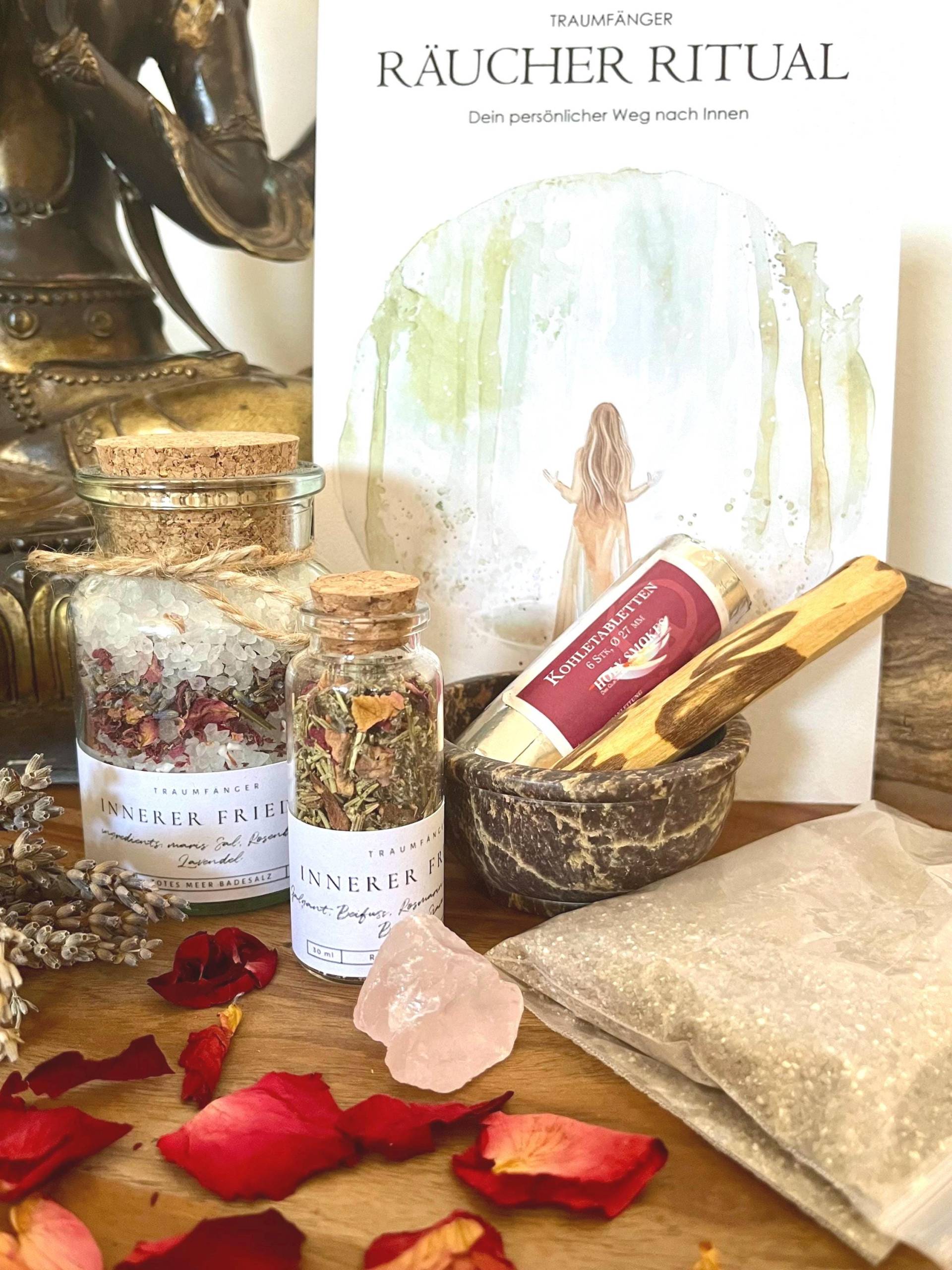 Ritual Set Geschenkbox Innerer Frieden | Ritualset Räucherwerk Räuchermischung Badesalz Box Selfcare Entspannungbox Ritual Set Geschenkbox Innerer Frieden | Ritualset Räucherwerk Räuchermischung Badesalz Box Selfcare Entspannungbox von Etsy - TraumfaengerLaden
