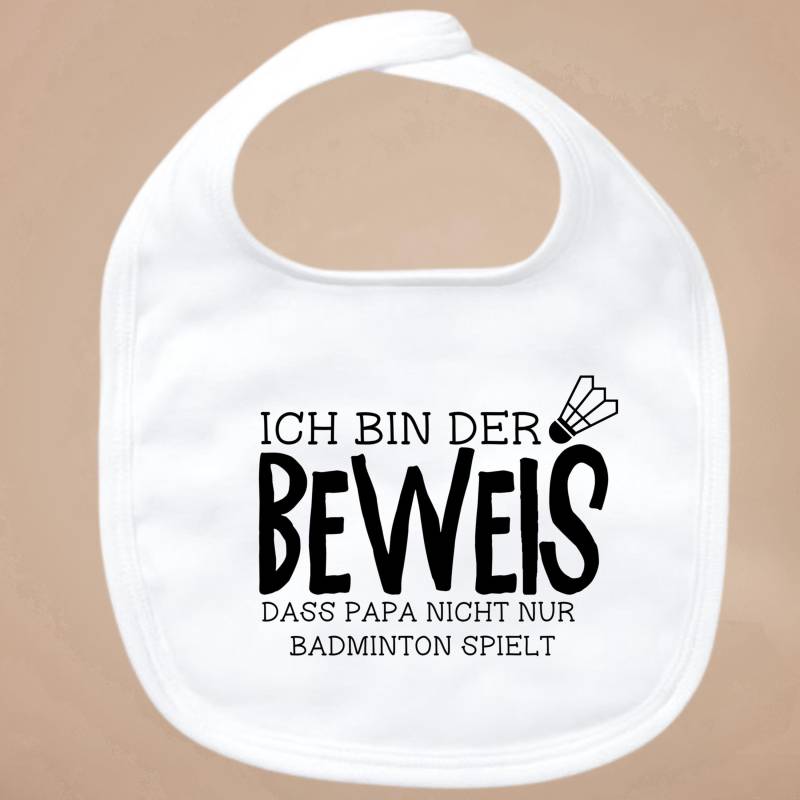 Babylätzchen Papa Hobby | Ich Bin Der Beweis, Dass Nicht Nur Badminton Spielt Geschenkbeutel |Babygeschenk Geburt-Papa| Viele Farben von Etsy - TrendMama