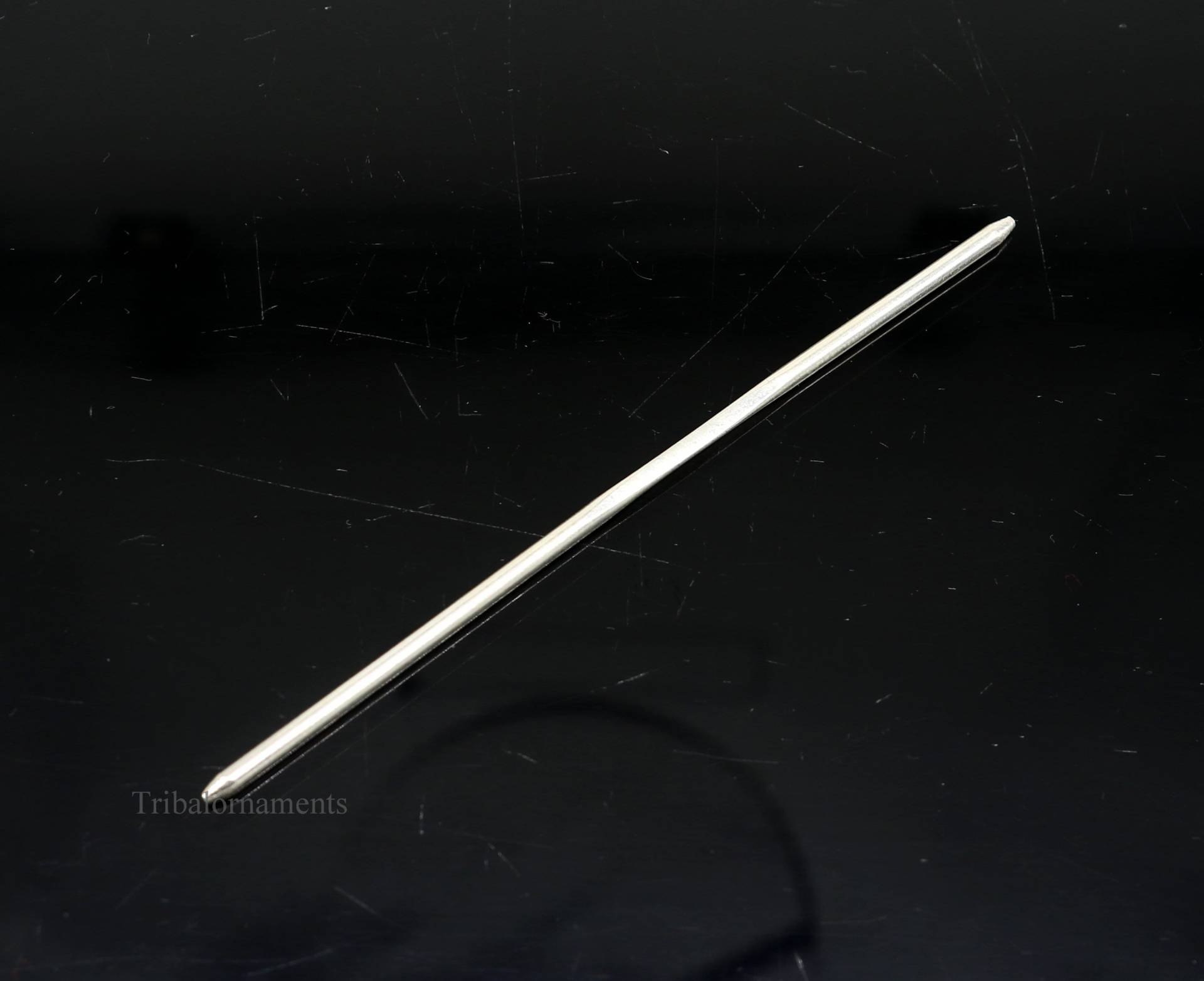 4"Zoll Lange Handgemachte Massive Sterling Silber Eyeliner Stick, Kajal Sticks, Surma Fabelhafte Bräute Vintage Stil Geschenk Su469 4"Zoll Lange Handgemachte Massive Sterling Silber Eyeliner Stick, Kajal Sticks, Surma Fabelhafte Bräute Vintage Stil Geschenk Su469 von Etsy - TribalOrnaments