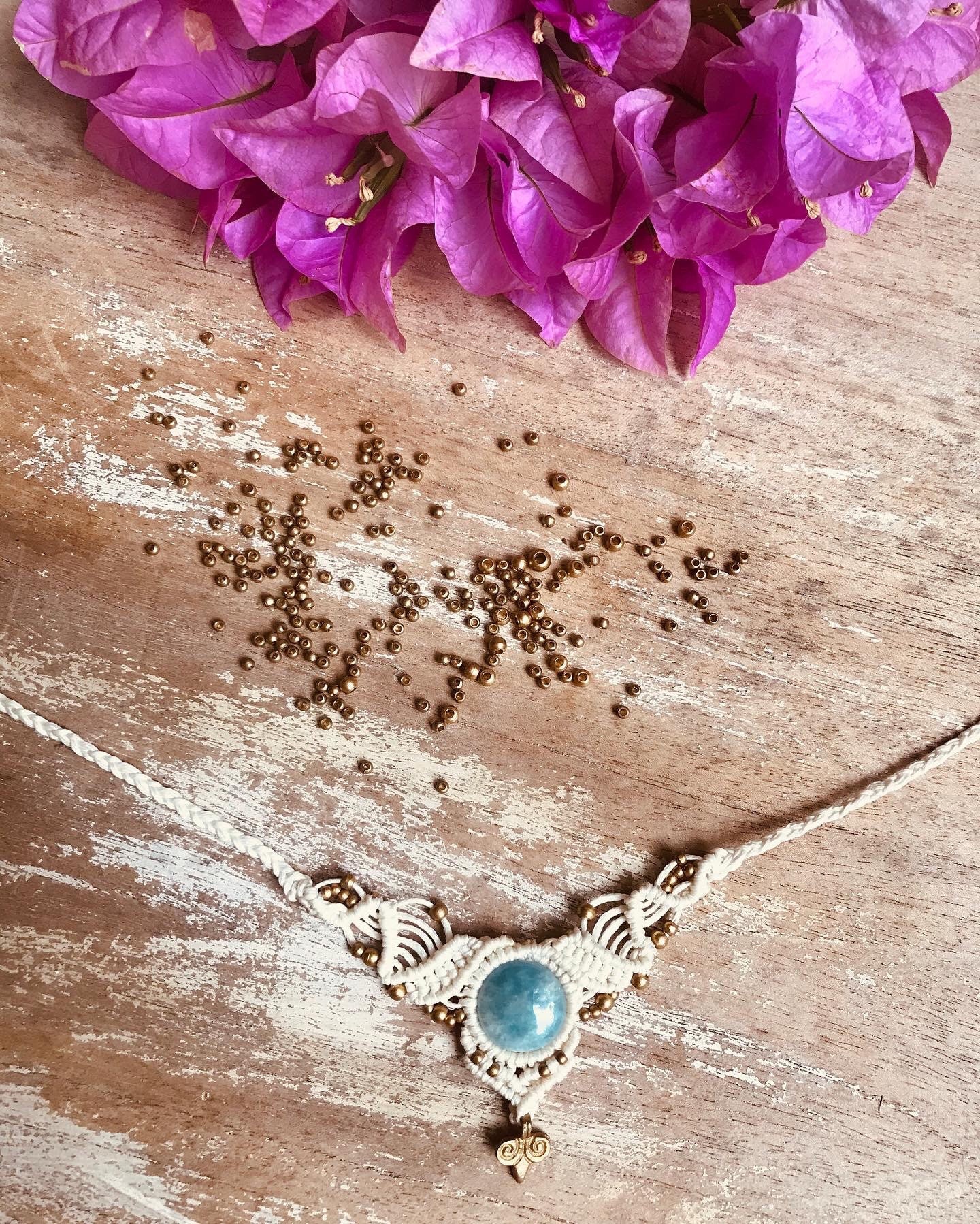 Trust Your Journey Magical New Blue Onyx Necklace Macrame Gipsy Bohochic Hippie Etno Wedding Jewelry Trust Your Journey Magical New Blue Onyx Necklace Macrame Gipsy Bohochic Hippie Etno Wedding Jewelry von Etsy - TribaliGitana