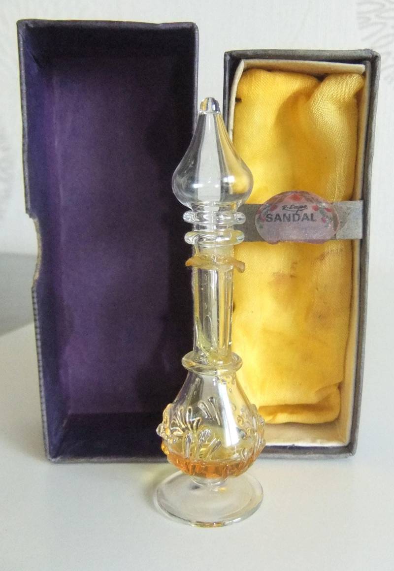 Vintage Copal Sammel-Miniaturparfüm in Handgemachtem Glasparfümflakon Inkl. Originalschachtel von Etsy - TroedelMarie